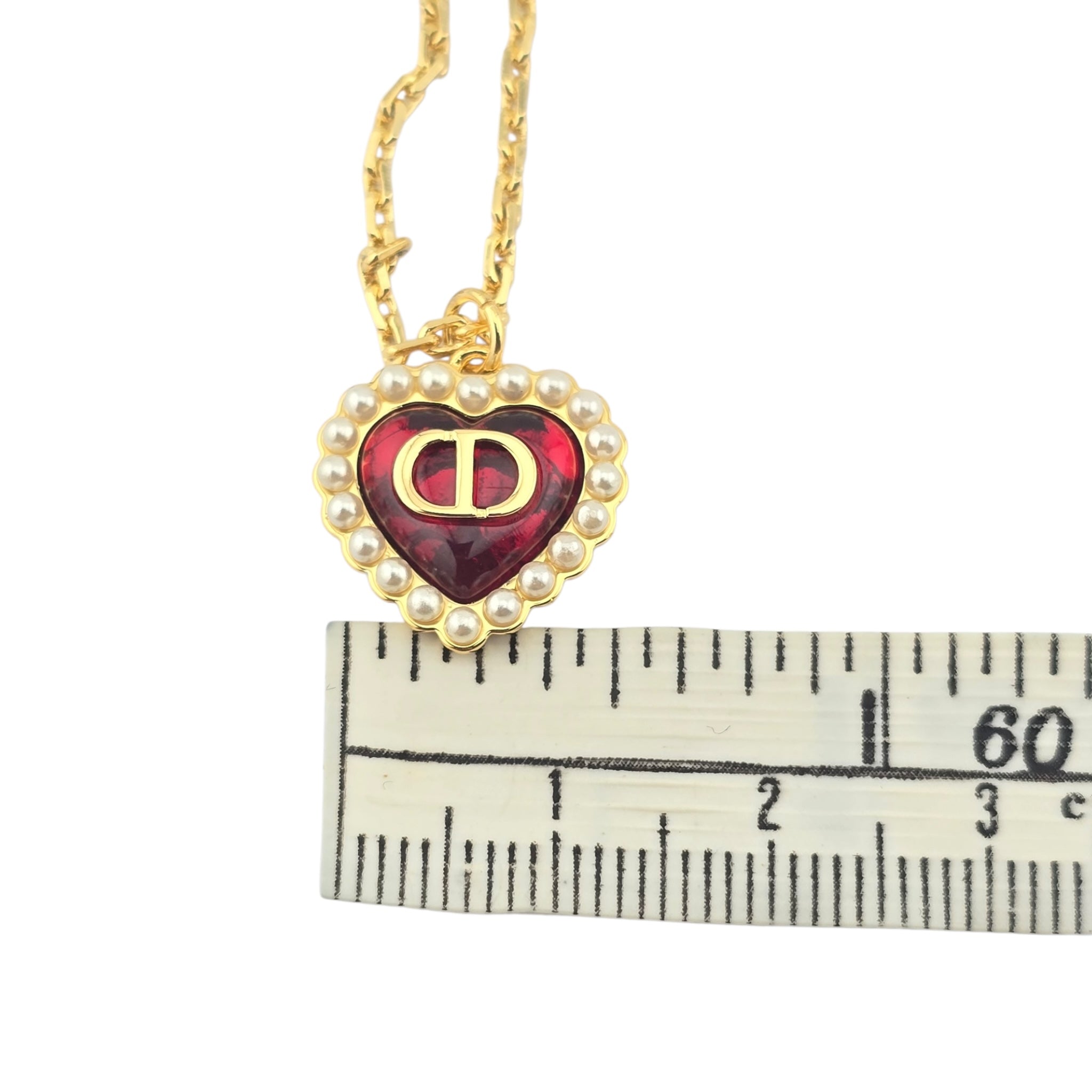 Christian Dior Petit CD Baroque Necklace