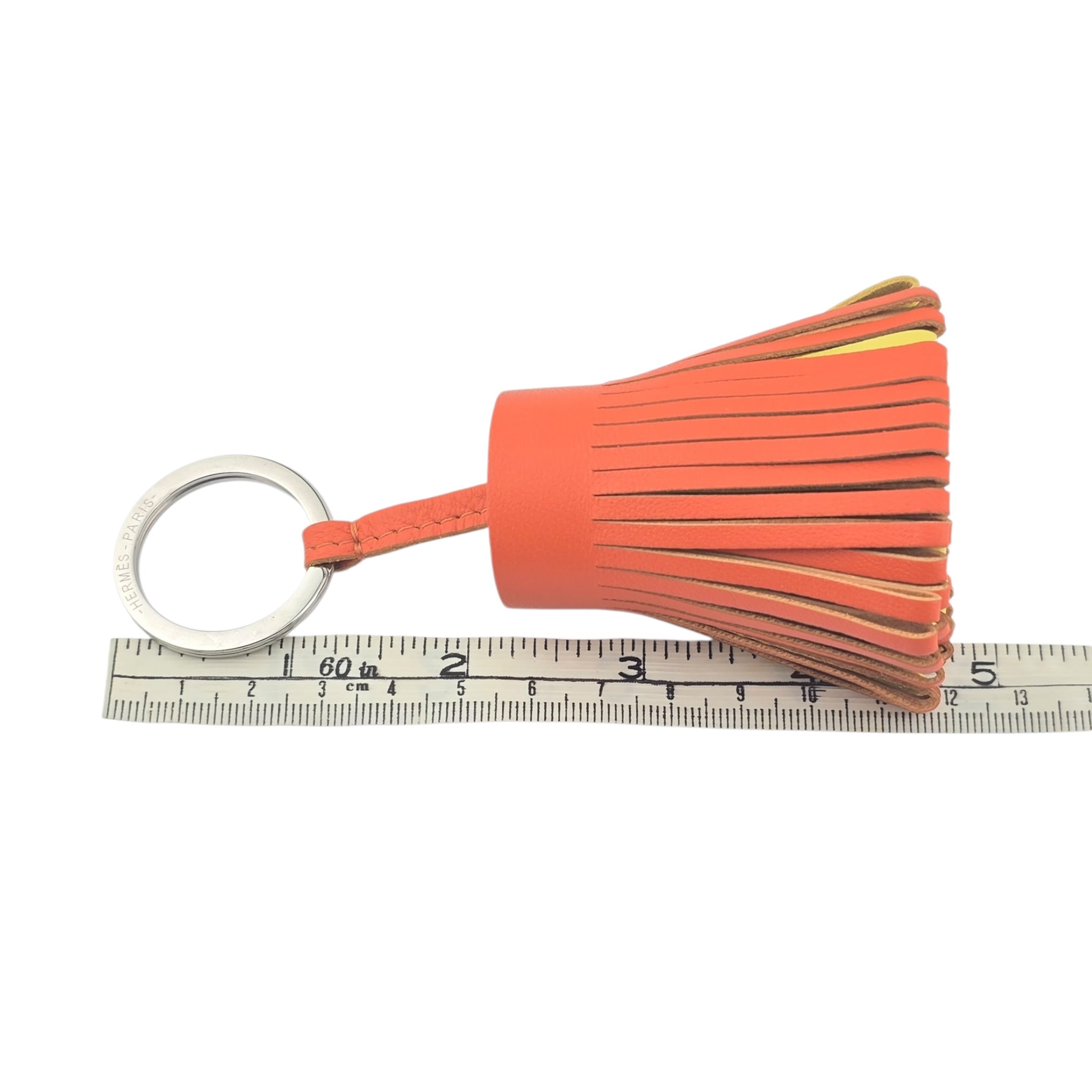 Hermes Carmen Key Ring Orange