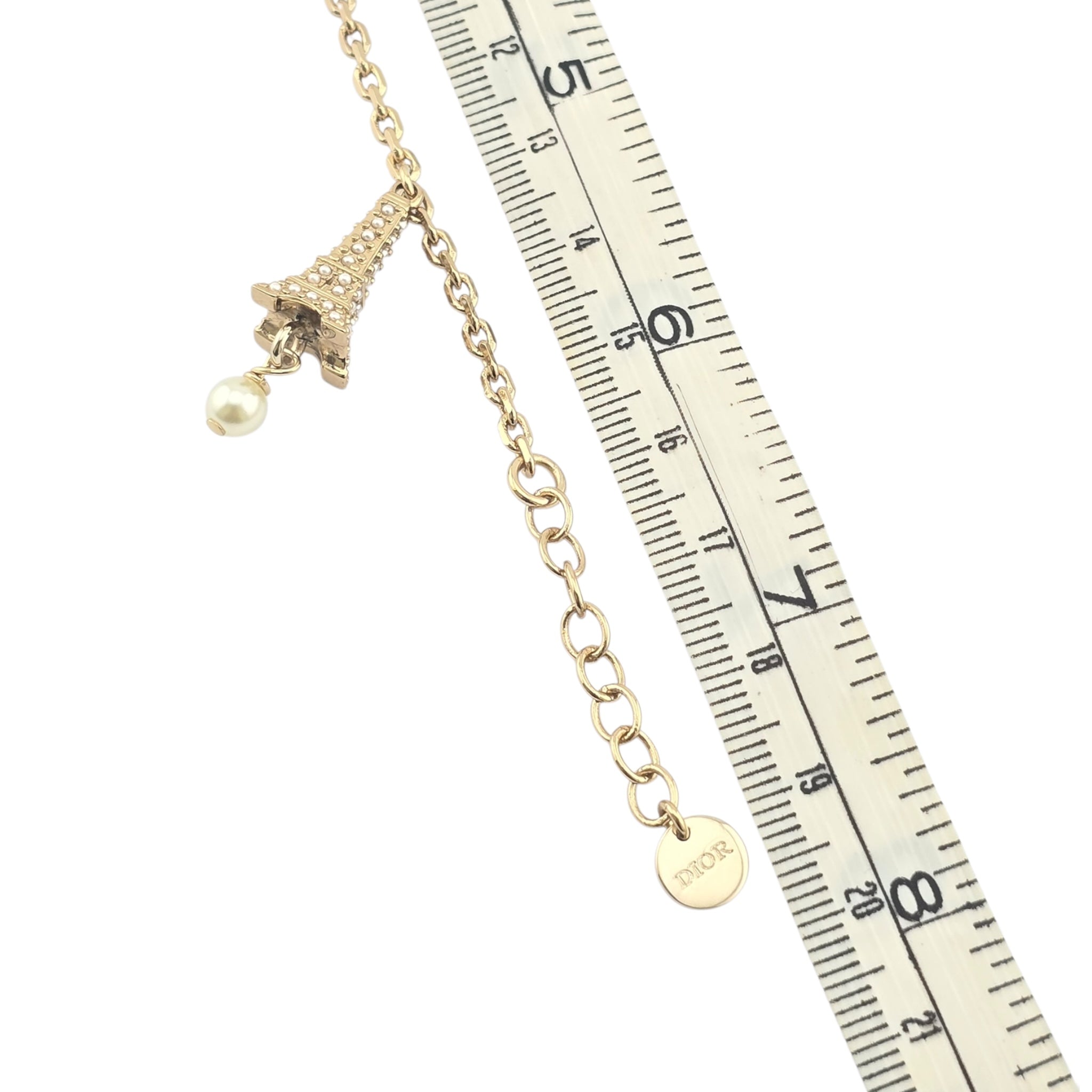 Christian Dior CD Plan De Paris Gold Bracelet