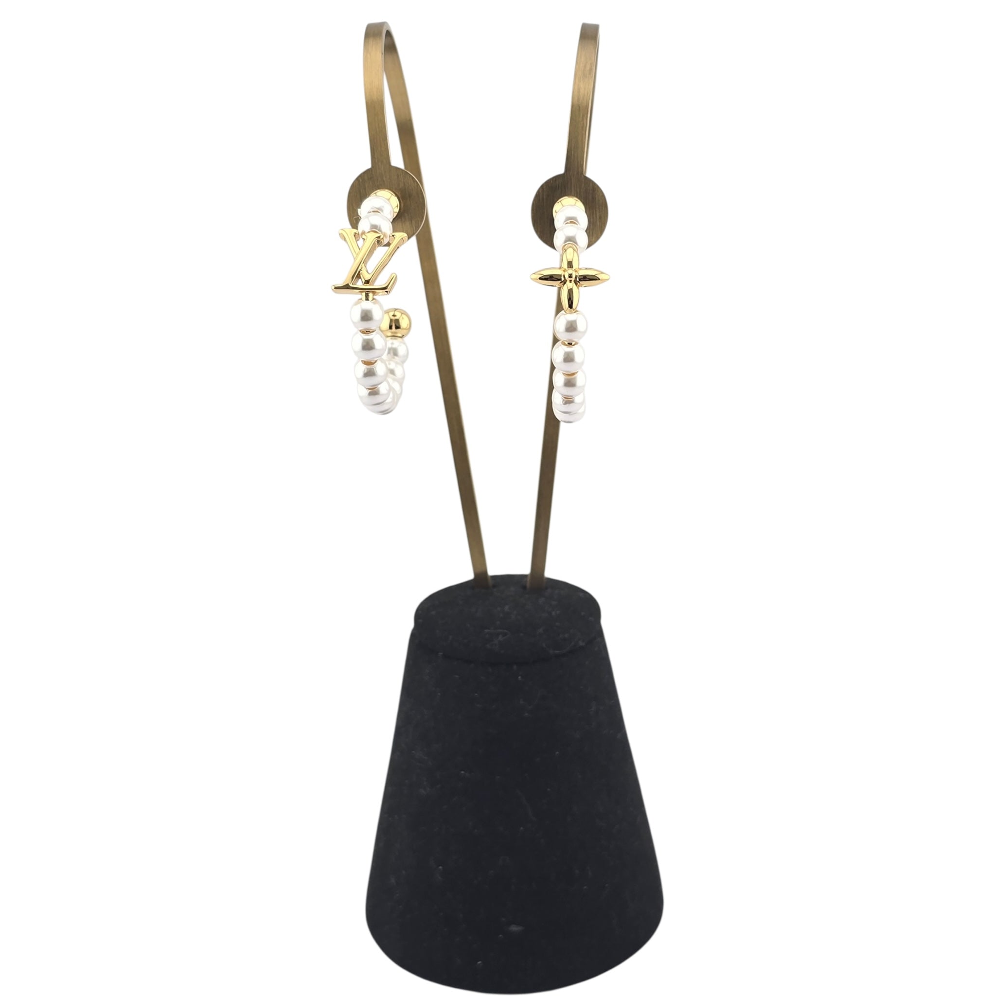 Louis Vuitton My LV Pearl Hoop Earrings