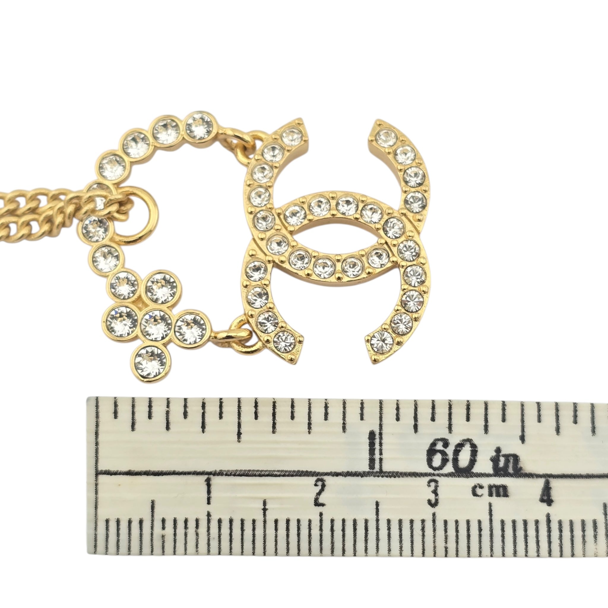 Chanel CC Gold Pendant Necklace 2023 CHANEL