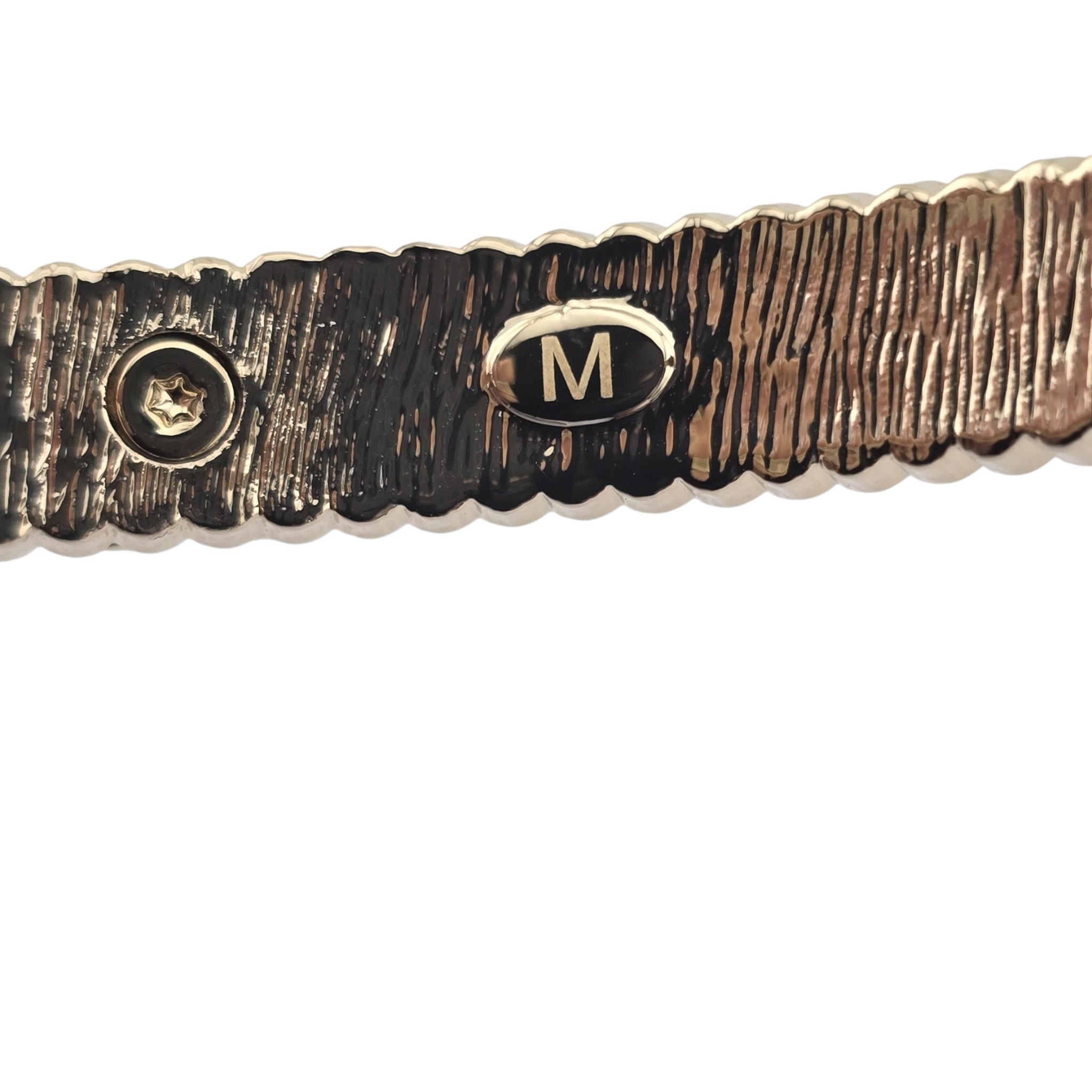 Chanel CC Crystal Gold Cuff Bracelet 2024 CHANEL