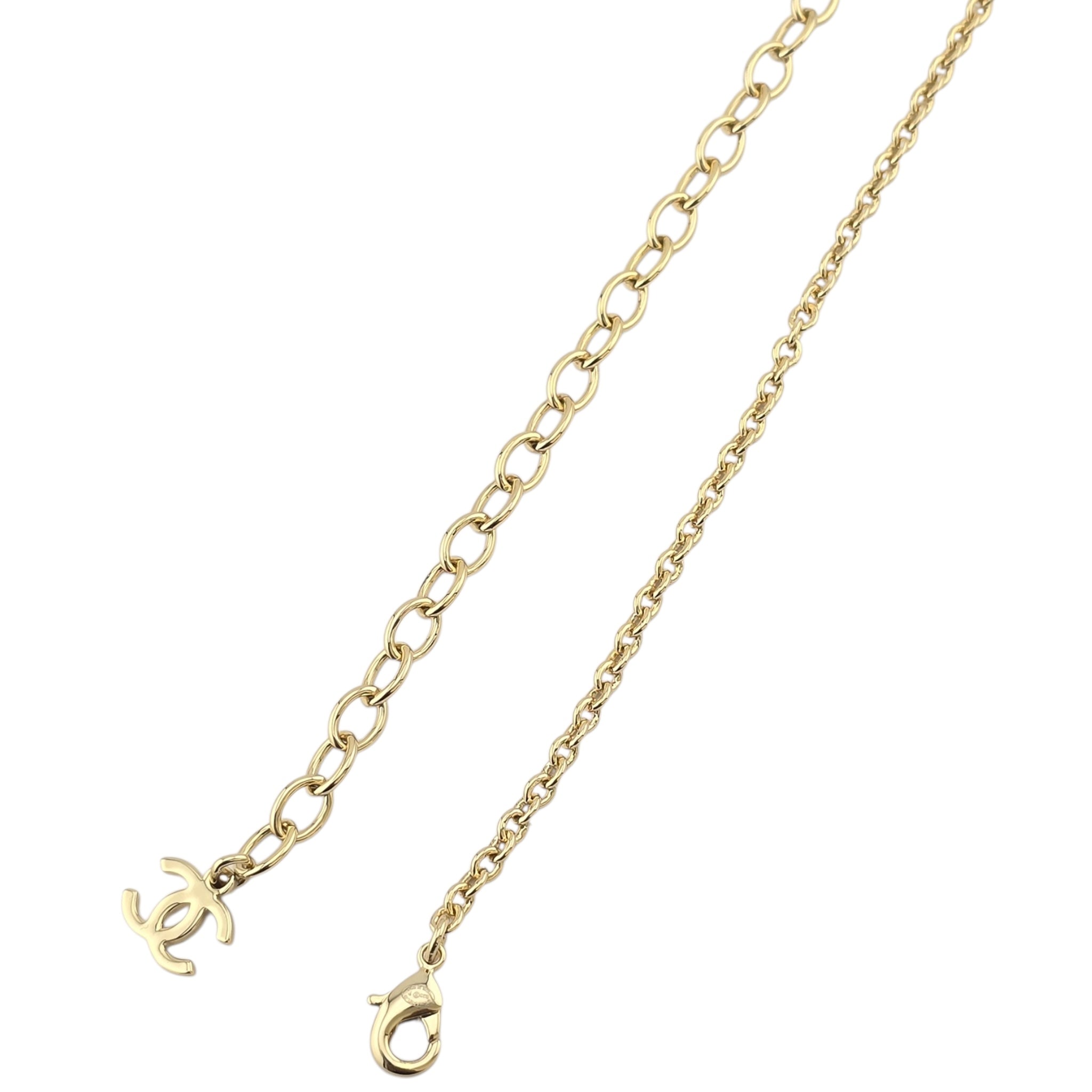 Chanel CC Long Necklace Gold Hearts 2023 CHANEL