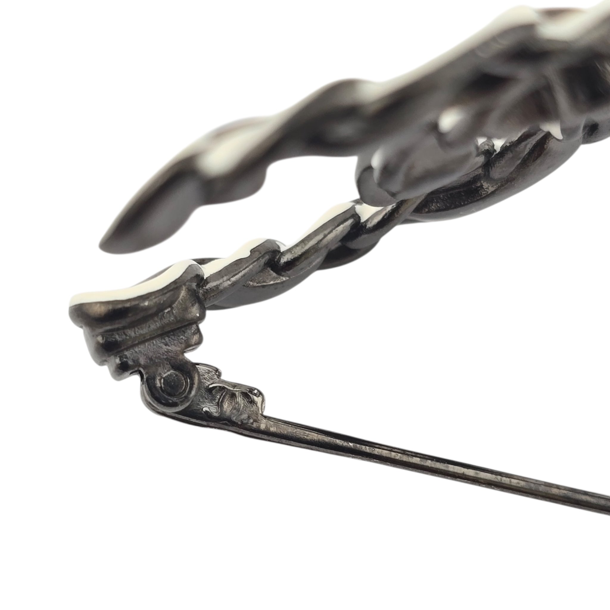 Chanel Metallic Lambskin Chain CC Brooch 2022 CHANEL