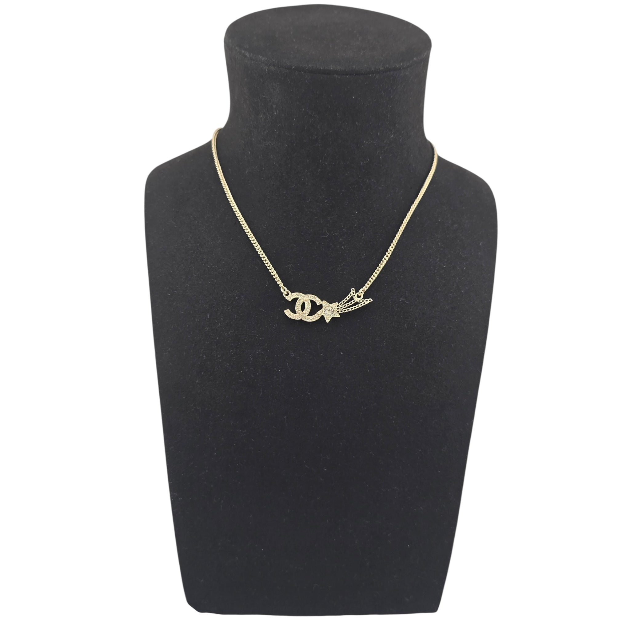 Chanel CC Shooting Star Gold Necklace 25B CHANEL