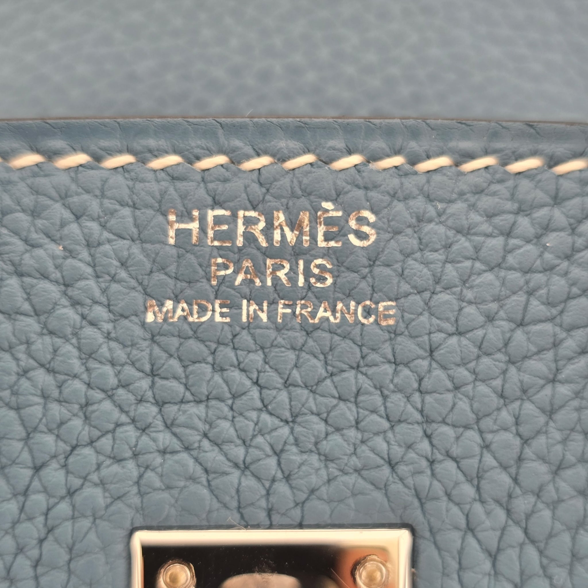 Hermes Birkin 25 Bleu Jean Togo PHW HERMES