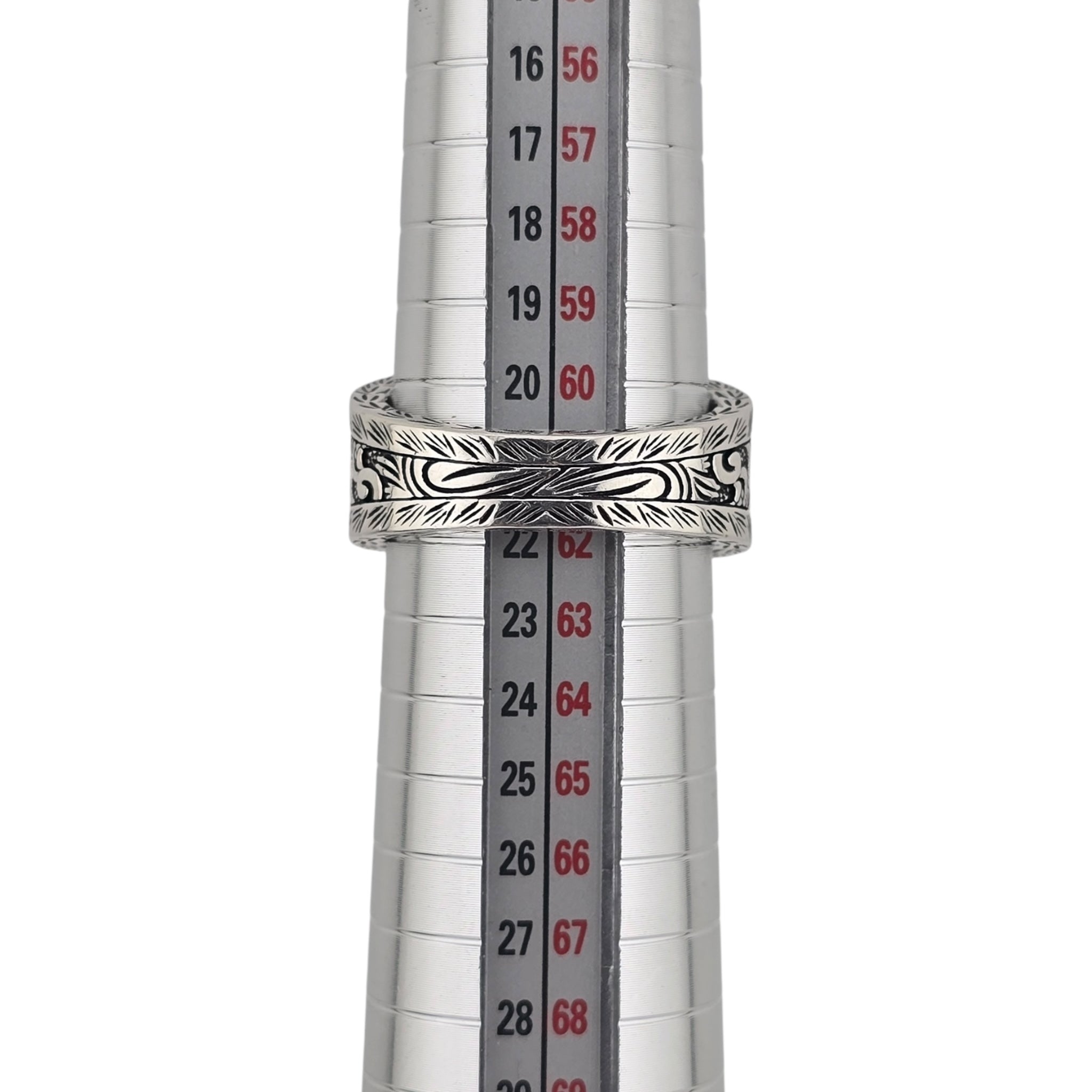 GUCCI Interlocking GG Paisley Silver Ring GUCCI