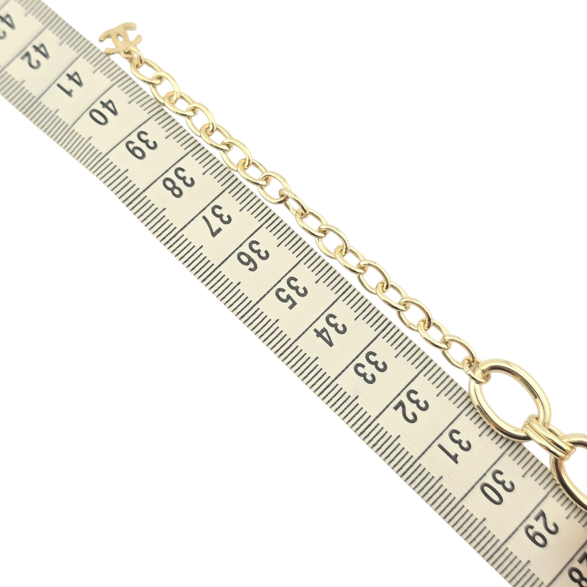 Chanel CC Multicoloured Crystal Pendant Choker Necklace 2023 CHANEL