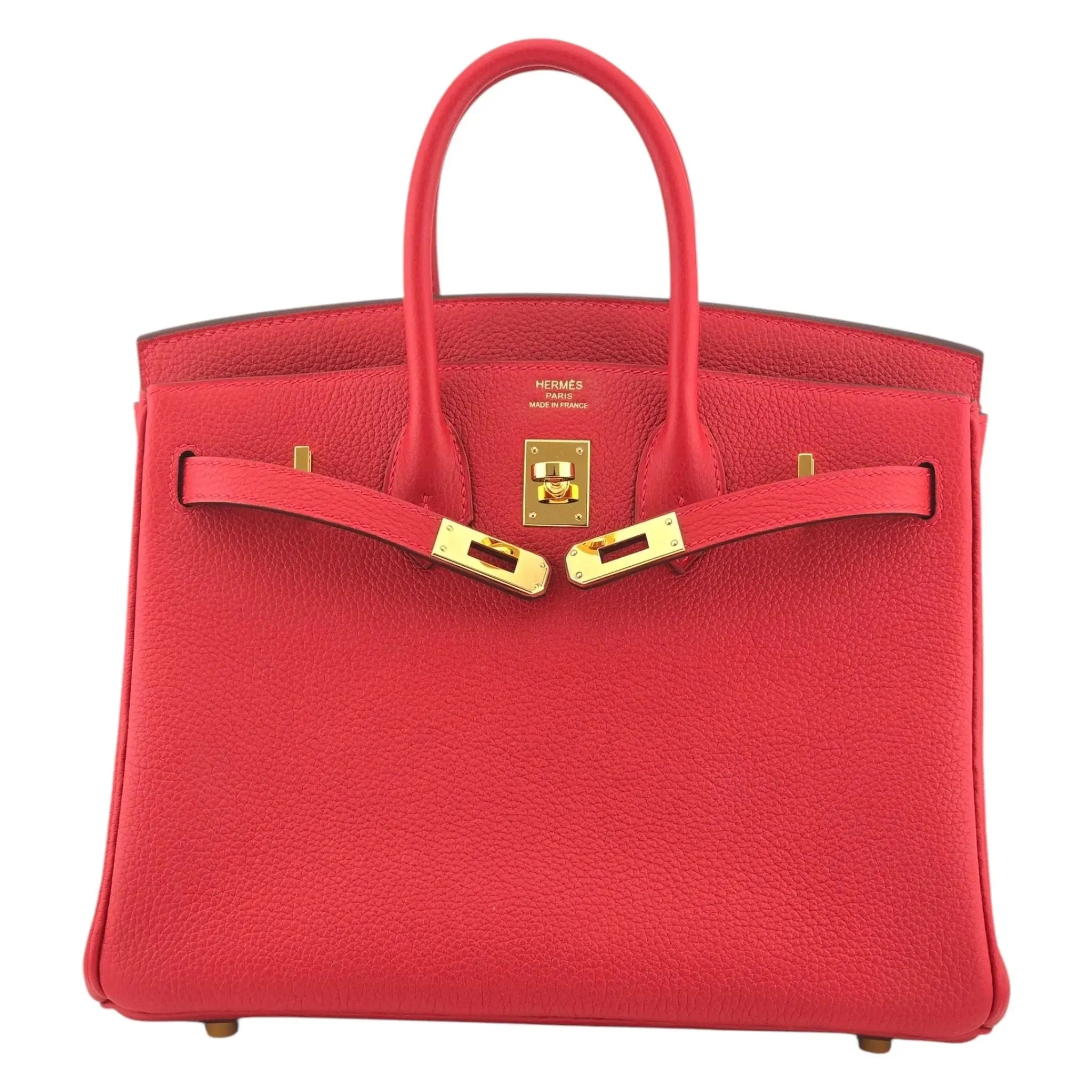 Hermes Birkin 25 Rouge Casaque Togo GHW #U 2022 Bag HERMES