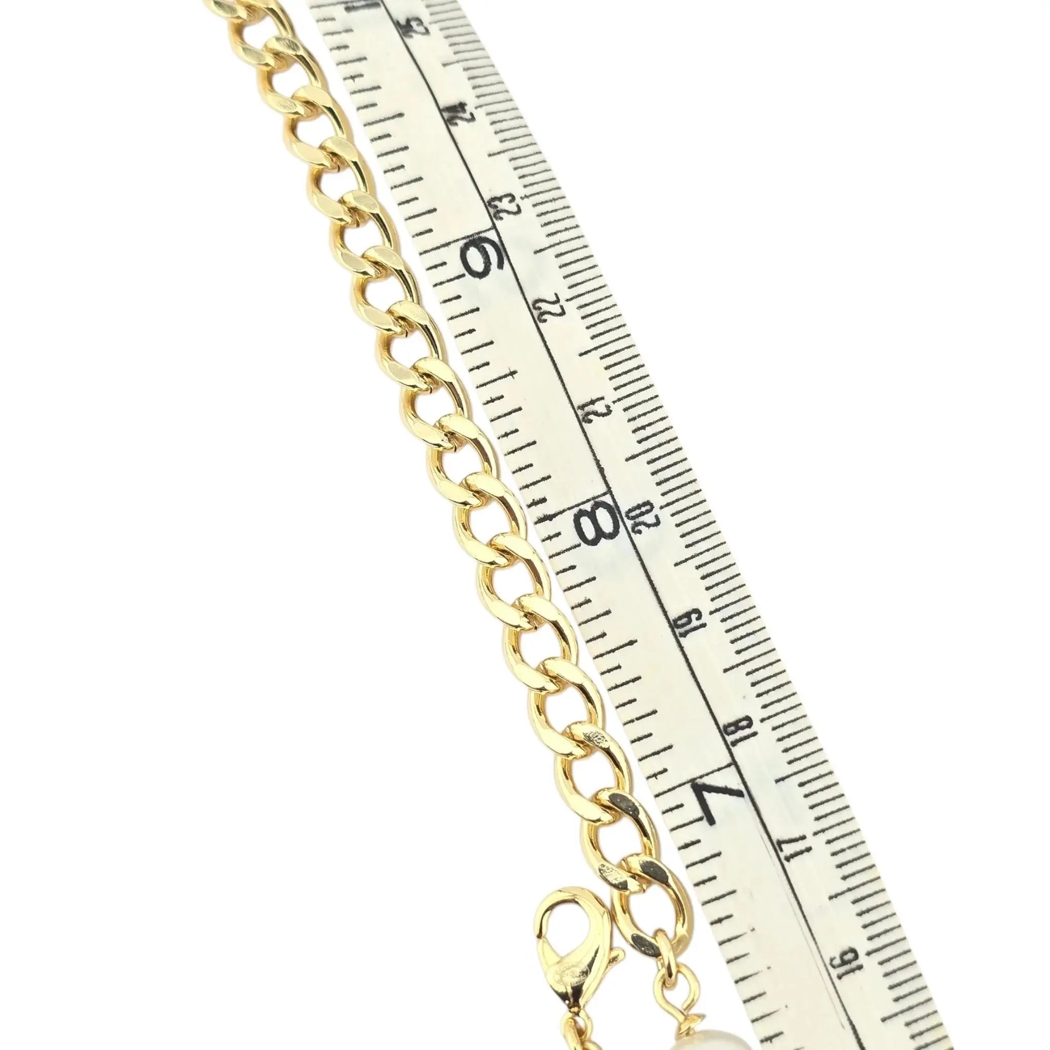 Chanel CC Faux Pearl Crystal Black / Gold Necklace 2024 CHANEL