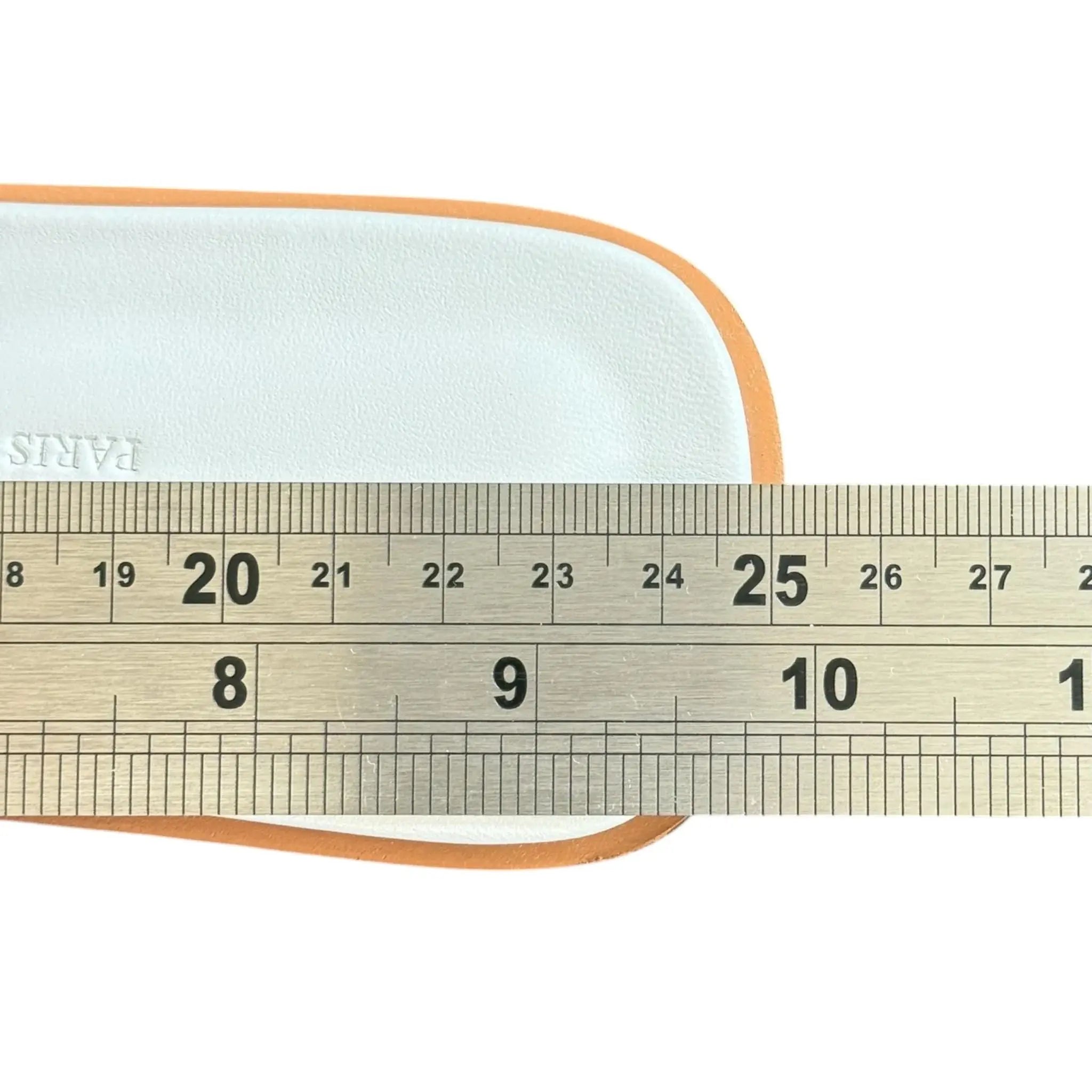 Hermes Oran Sandal White Blanc - 39 UK 6 HERMES