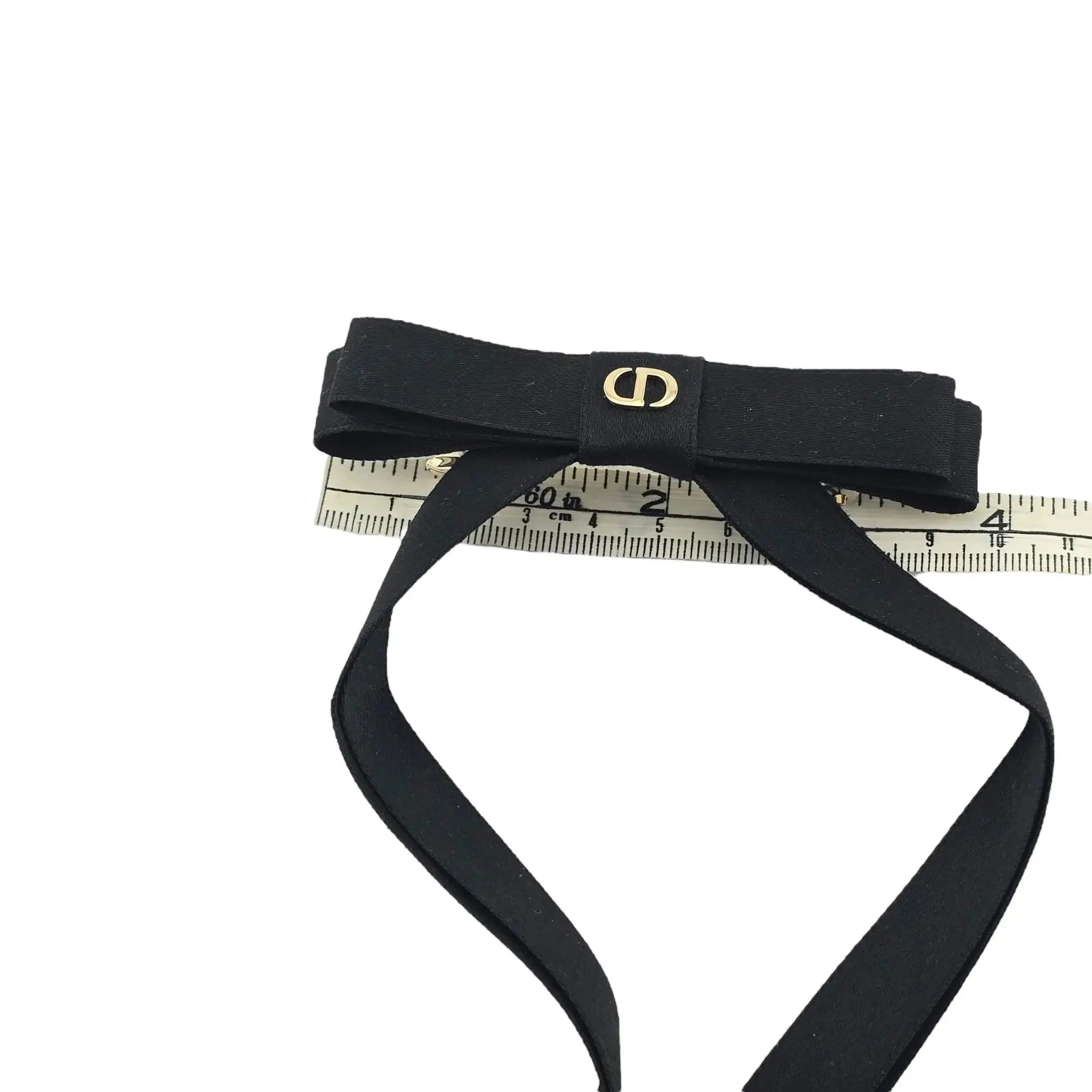 Christian Dior Twist Bow Hair Clip Barrette DIOR