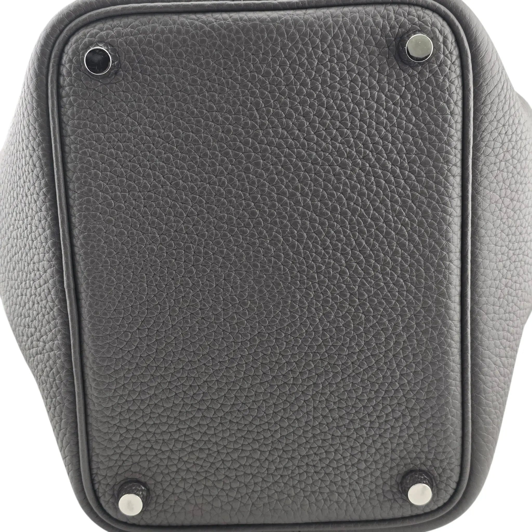 Hermès Picotin Lock 18 Gris Meyer Clemence Palladium Bag HERMES