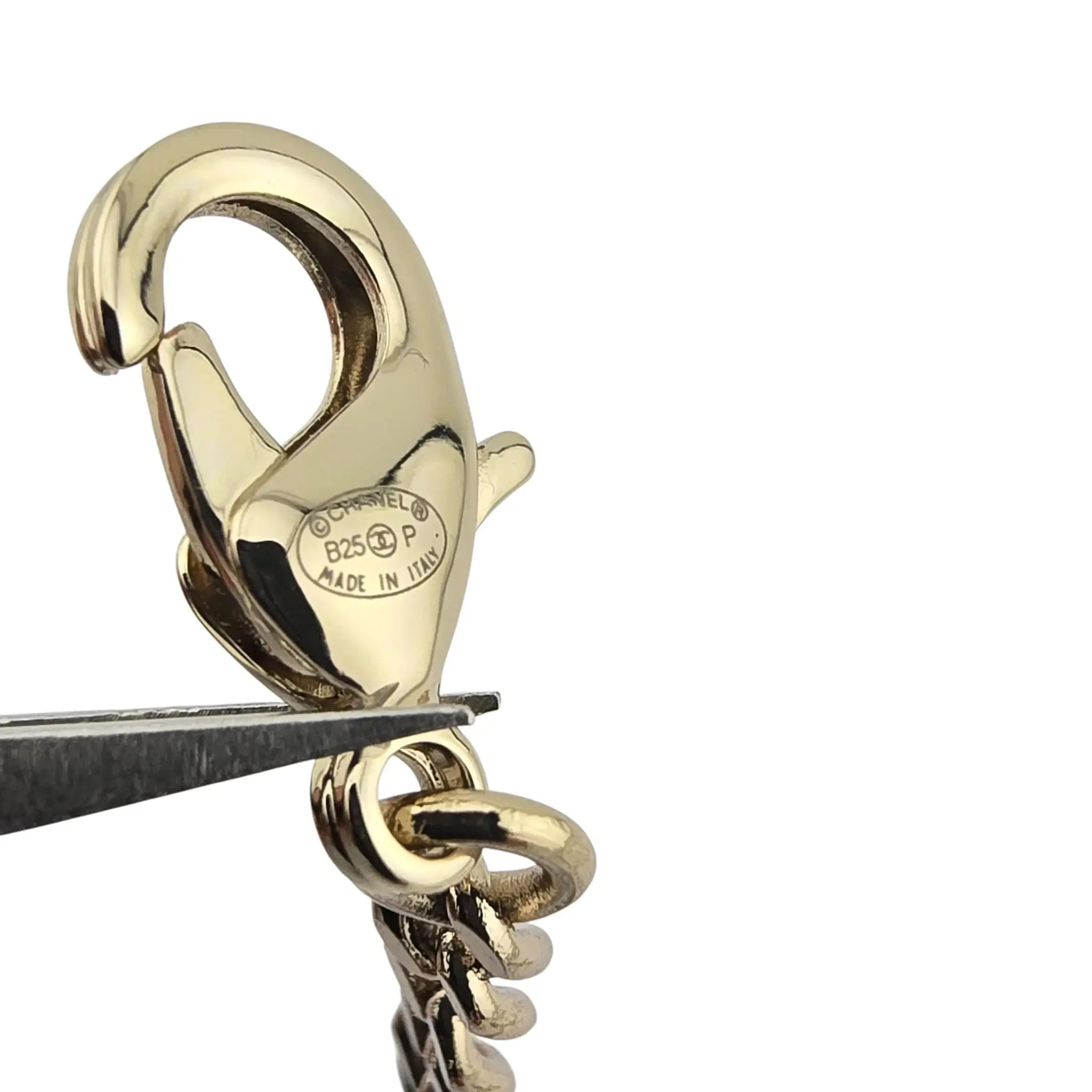 Chanel CC Denim Pendant Necklace 2025 CHANEL