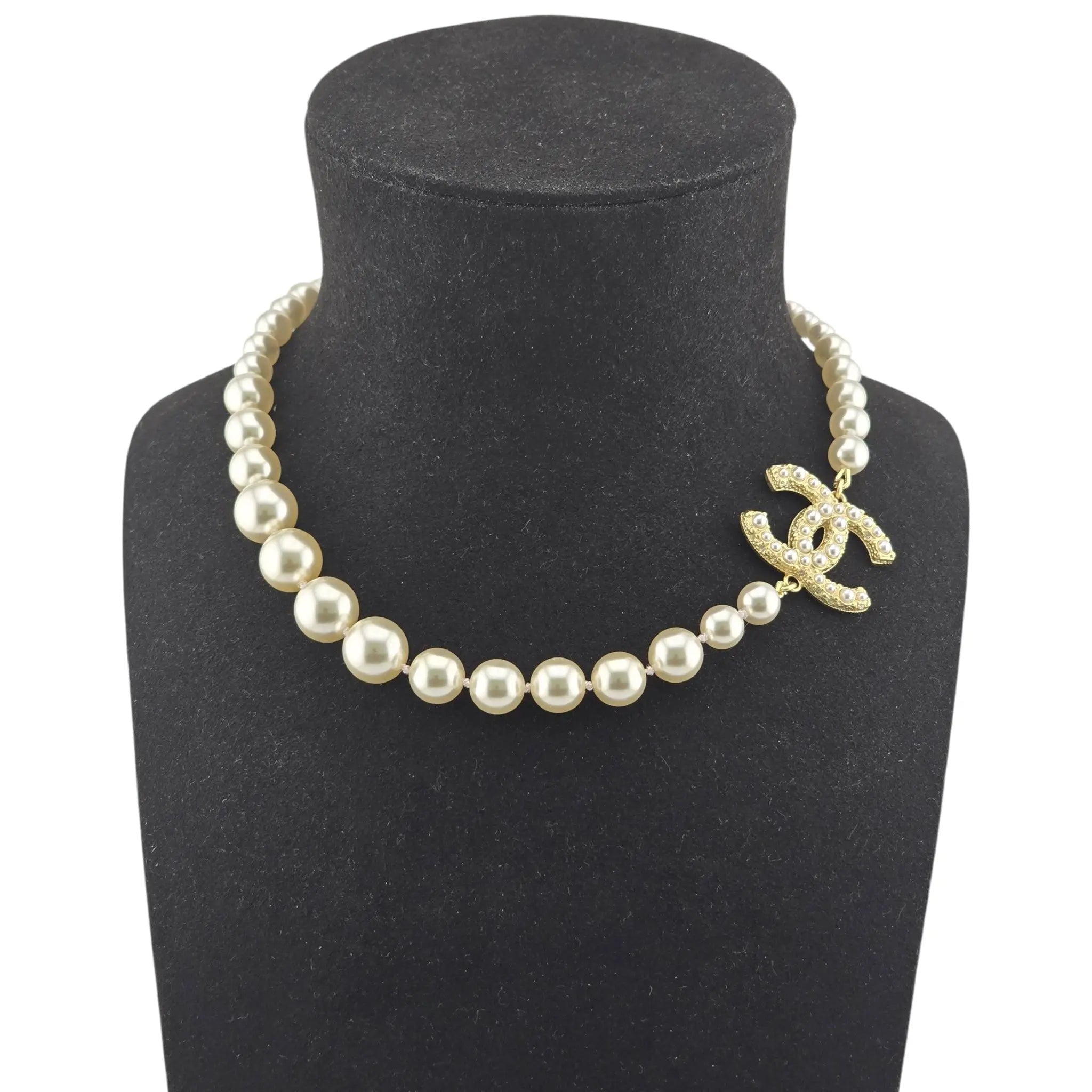 Chanel CC Faux Pearl 100 Anniversary Necklace 2021 CHANEL