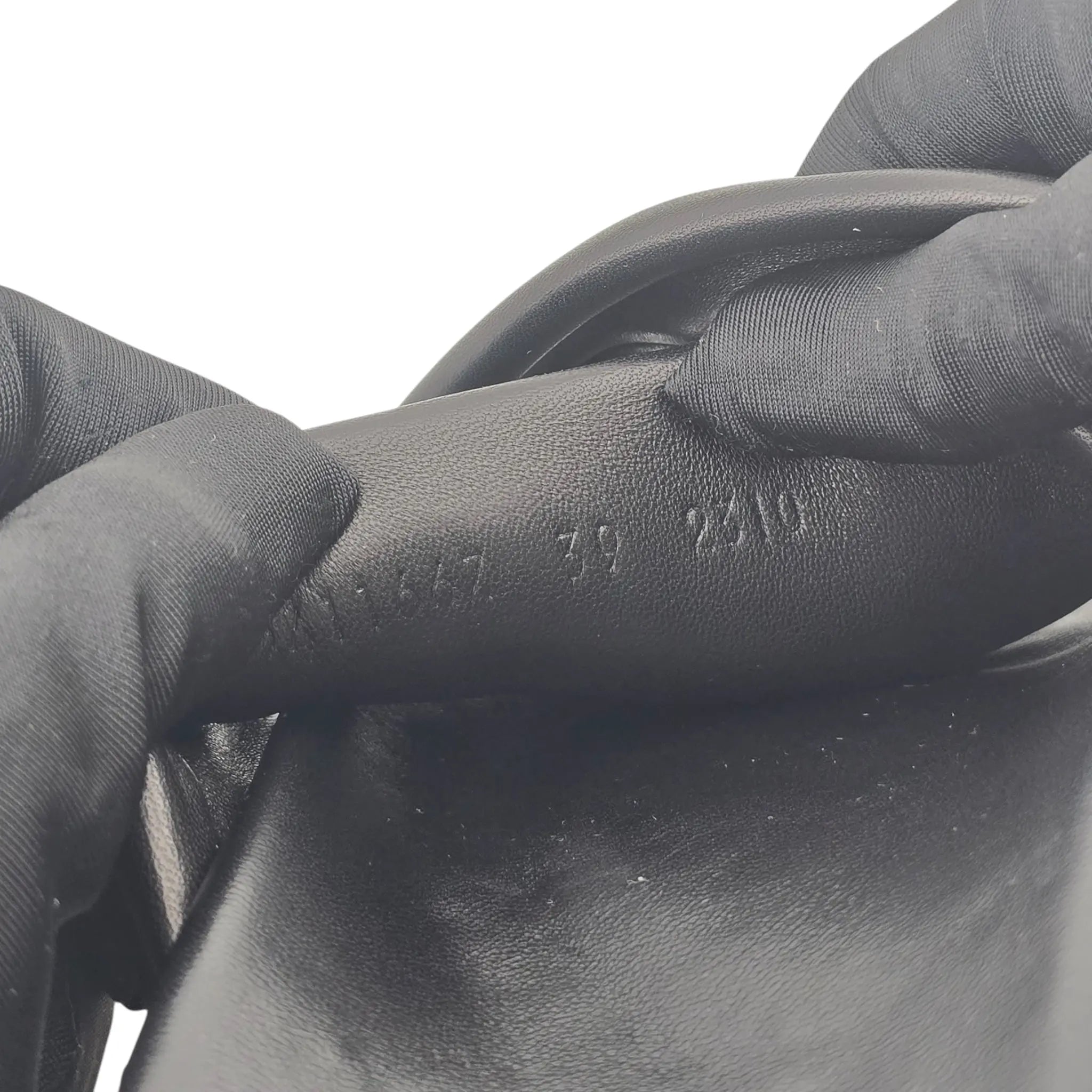 Hermes Infra Noir / Black Sandals 39 UK6 HERMES