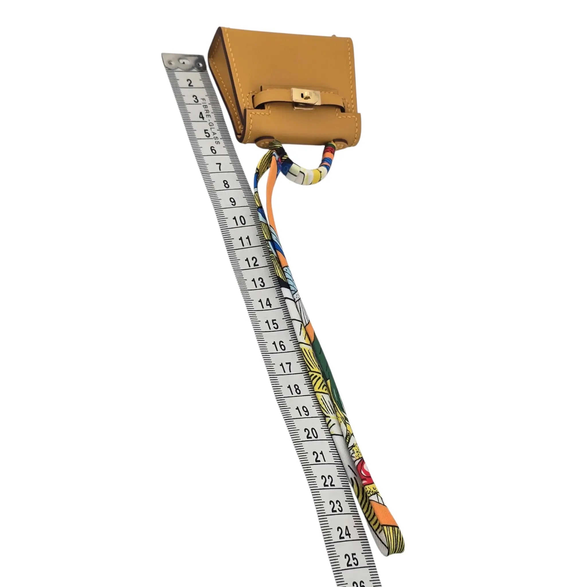 Hermes Mini Kelly Twilly Bag Charm Jaune Foin HERMES