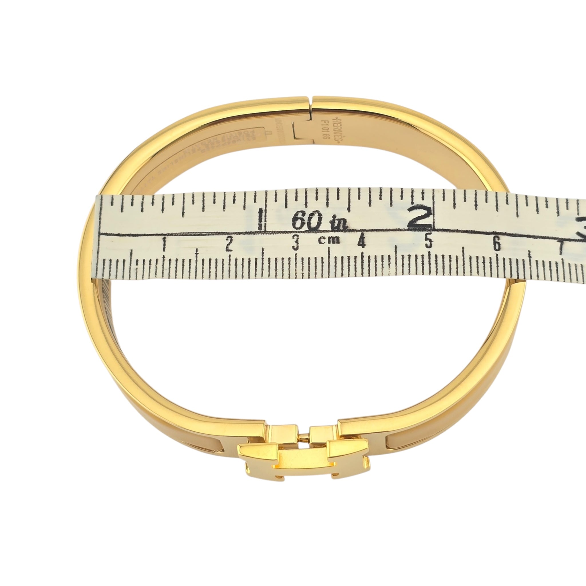Hermes Clic H Bracelet Yellow Gold GM