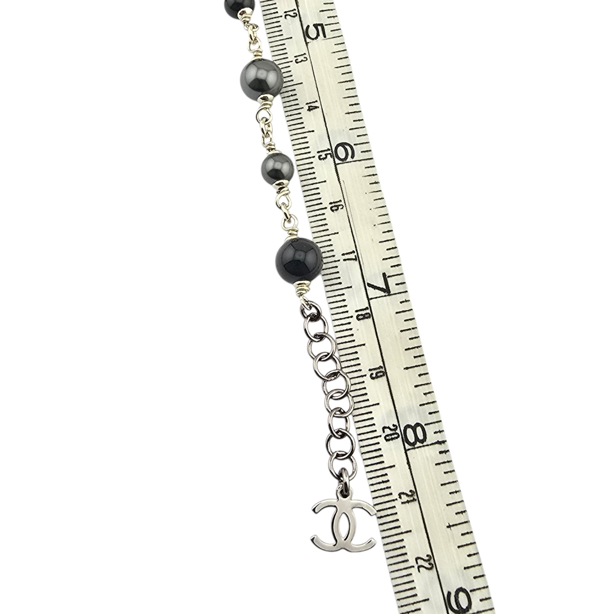 Chanel CC Butterfly Ruthenium Gold Bracelet B25