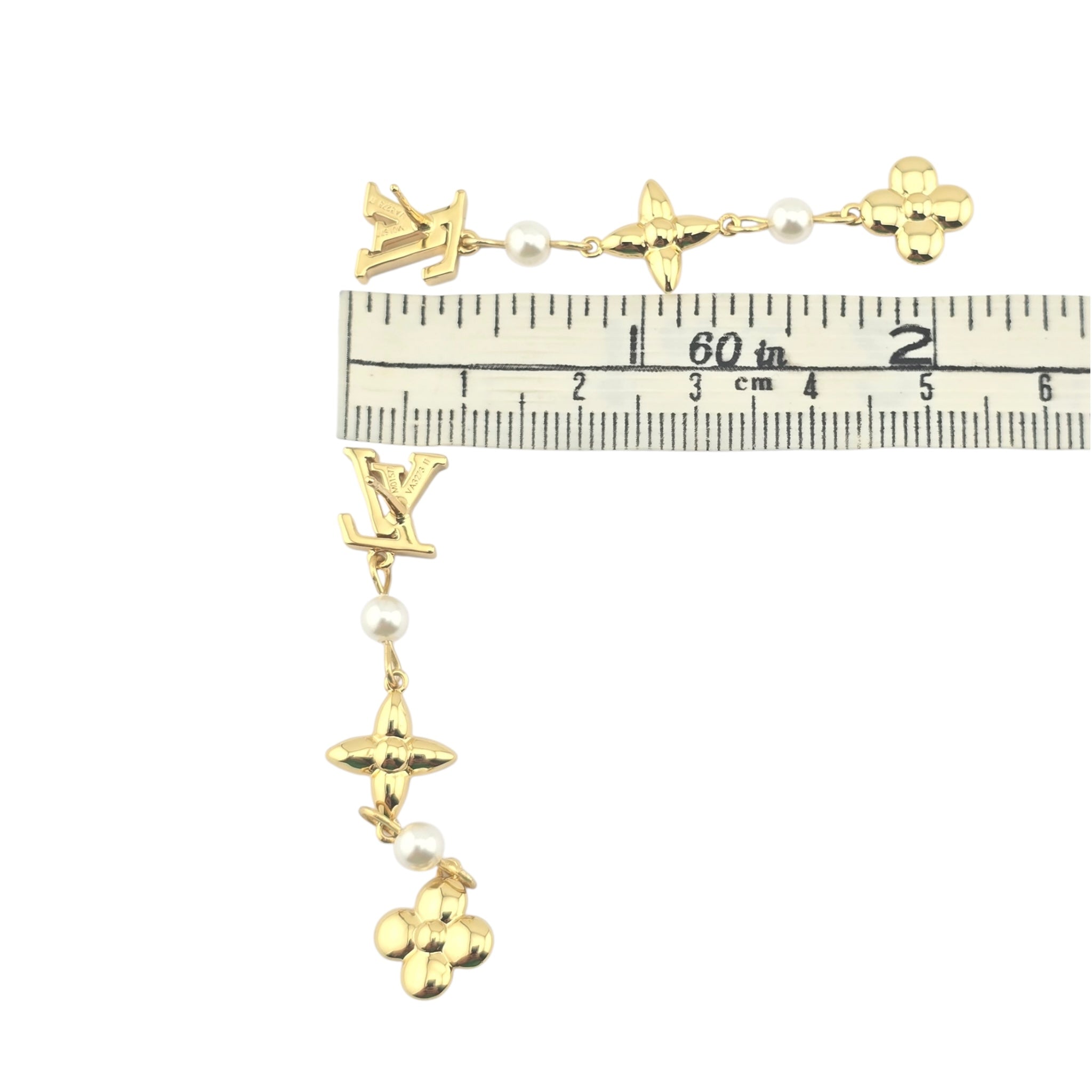 Louis Vuitton LV Louisa Gold Earrings LOUIS VUITTON