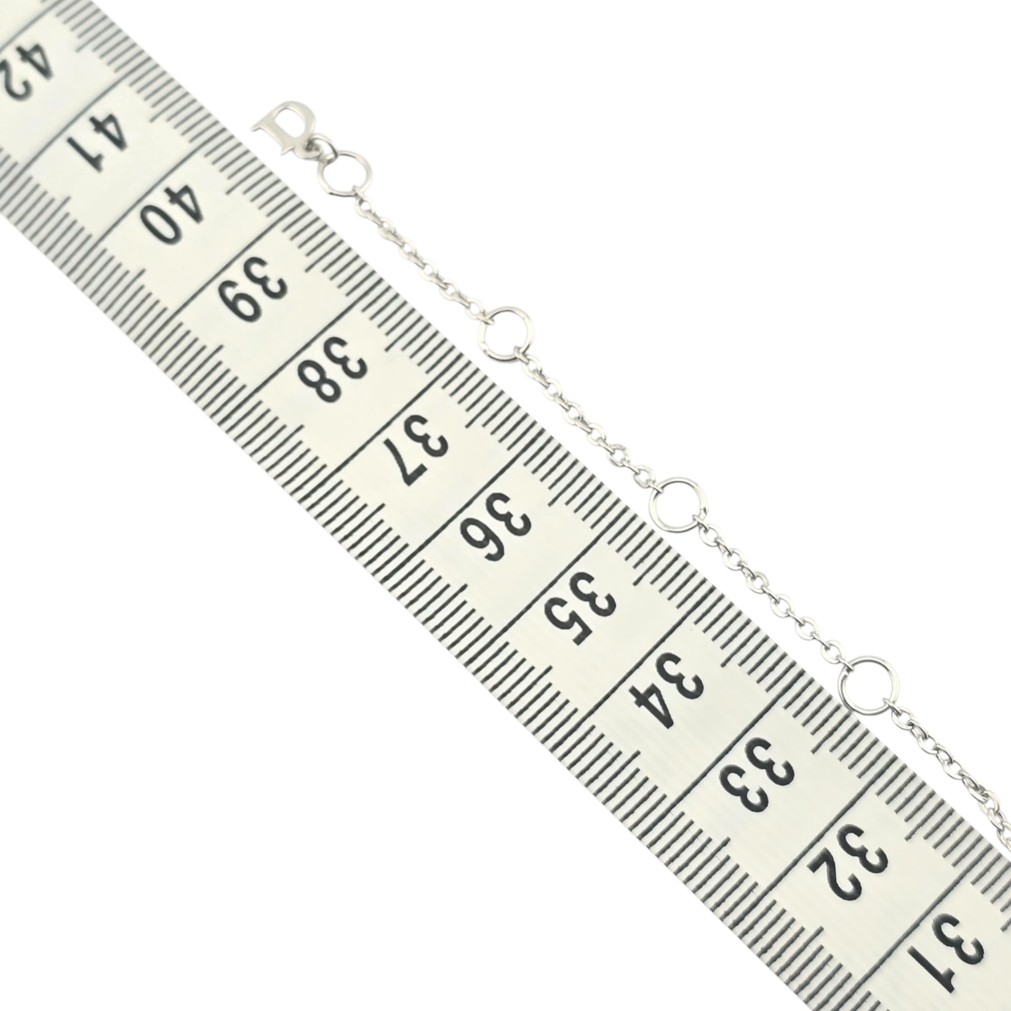 Christian Dior Crystal Flower Silver Choker Necklace DIOR