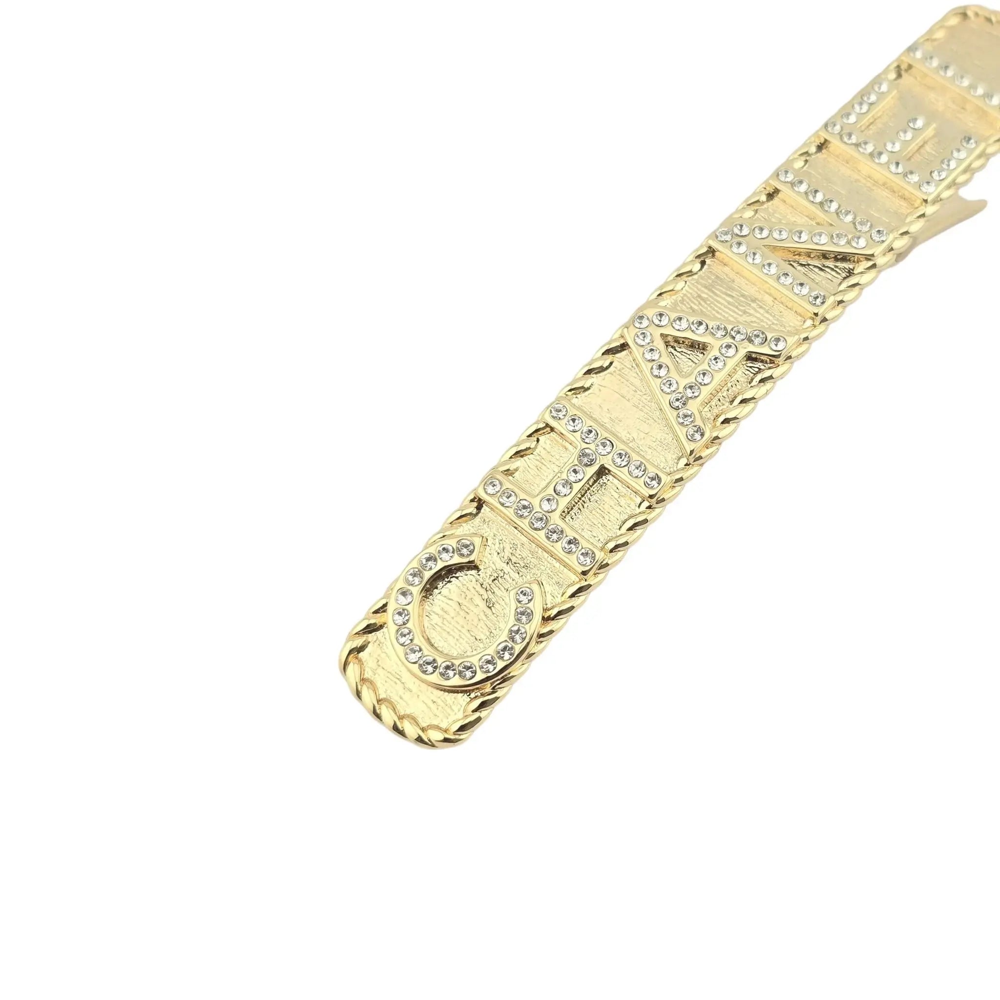 Chanel Strass Crystal Gold Hair Clip 2022 CHANEL