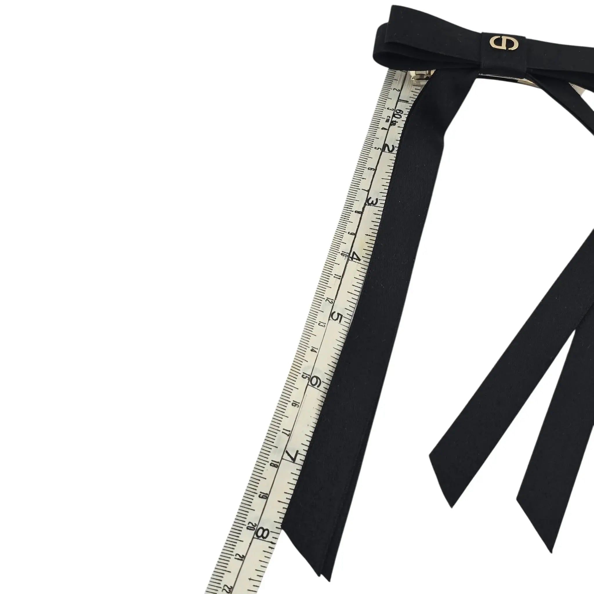 Christian Dior Twist Bow Hair Clip Barrette DIOR