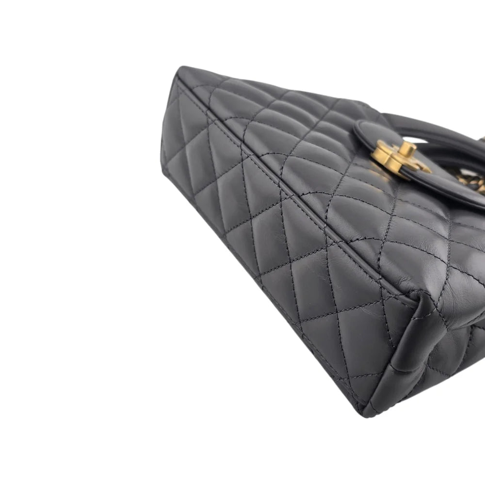 Chanel Small Kelly Re-Edition Grey Shopping Handbag CHANEL