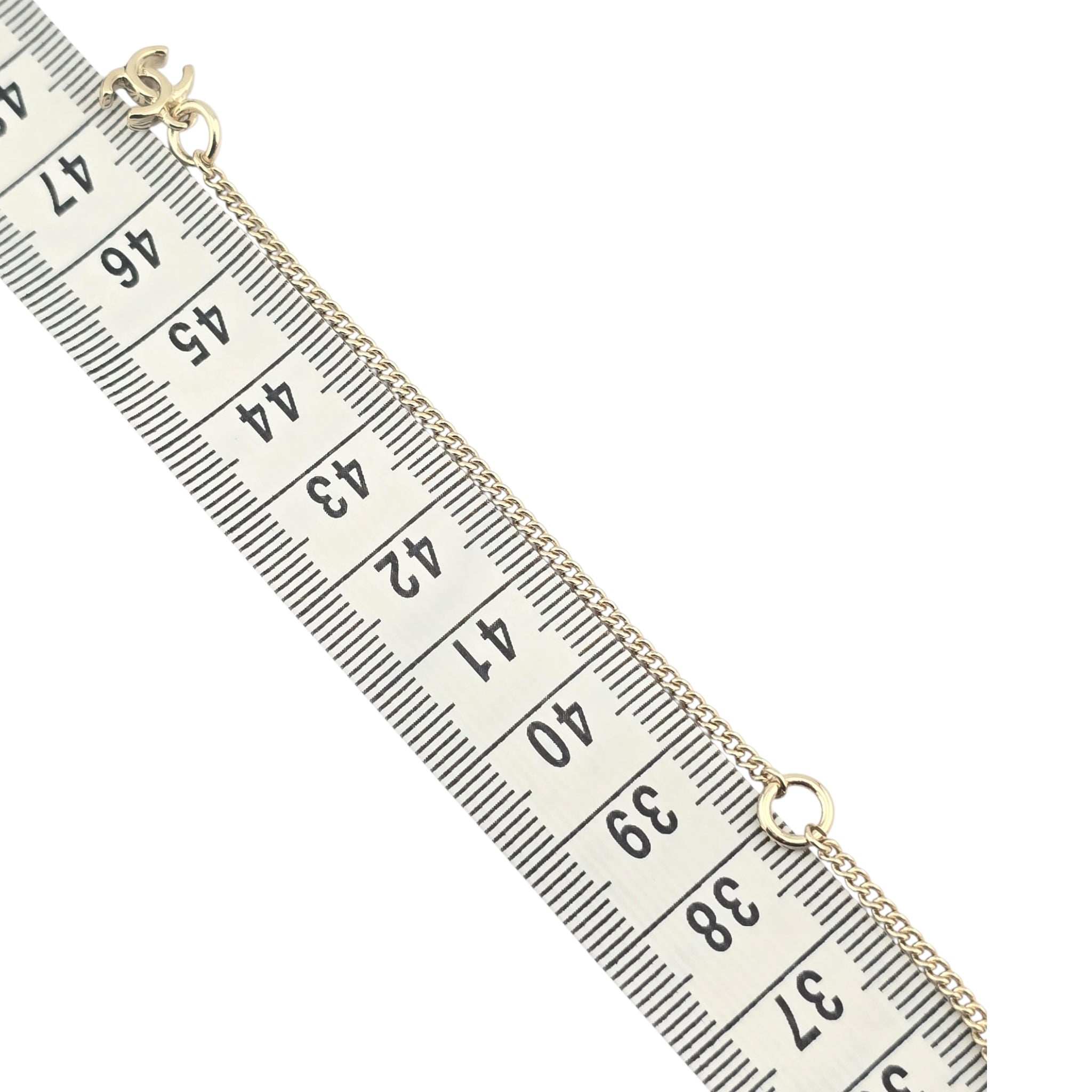 Chanel CC Ball Pendant Gold Necklace 2025 CHANEL