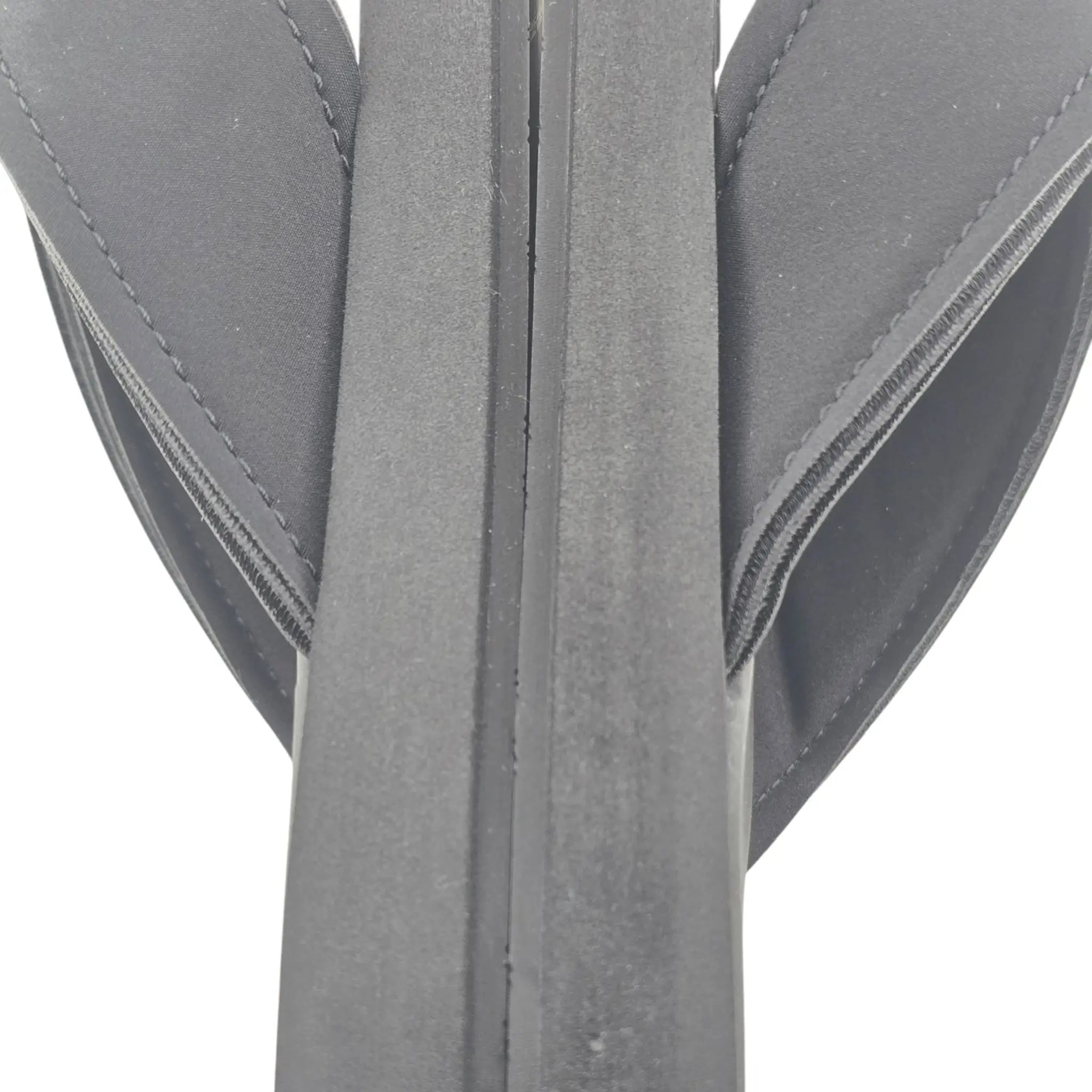 Chanel CC Black Fabric Thong Sandals 39 UK6 CHANEL