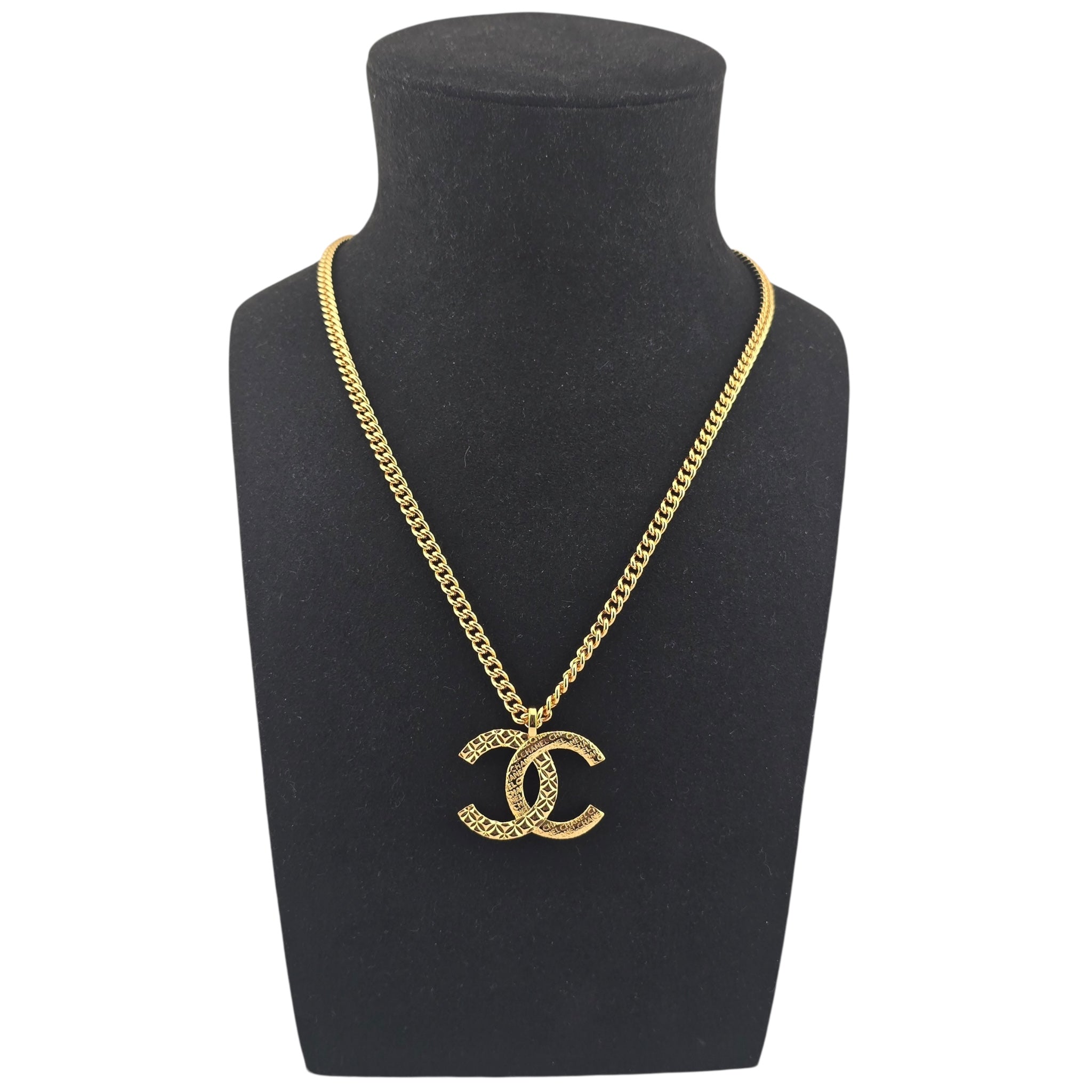 Chanel CC F24 Gold Pendant Necklace 2024 CHANEL