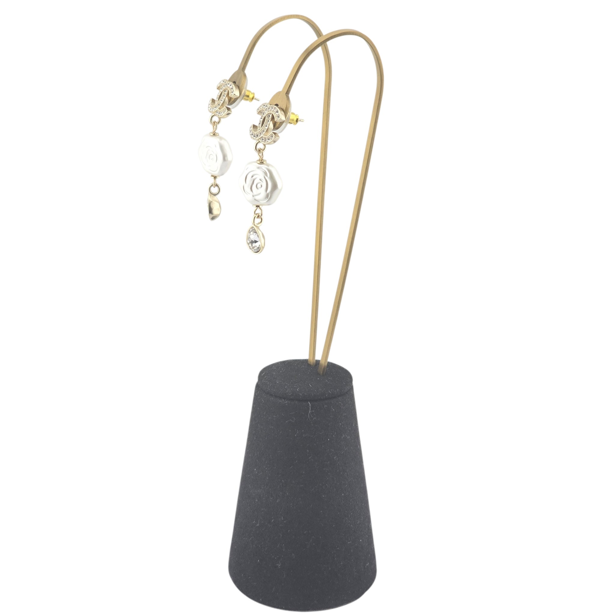 Chanel CC Drop White Resin Earrings 2025 CHANEL