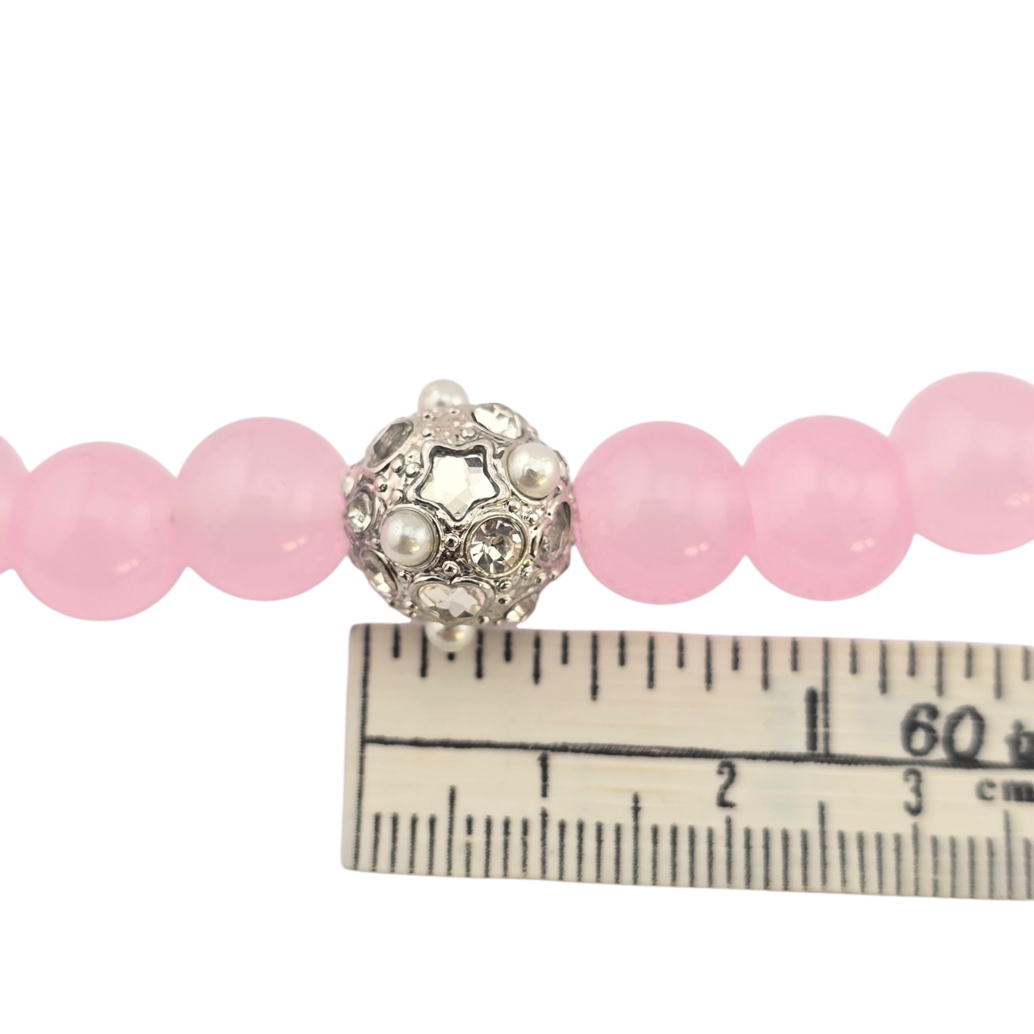 Chanel CC Pink Bead Crystal Long Necklace 2025 CHANEL