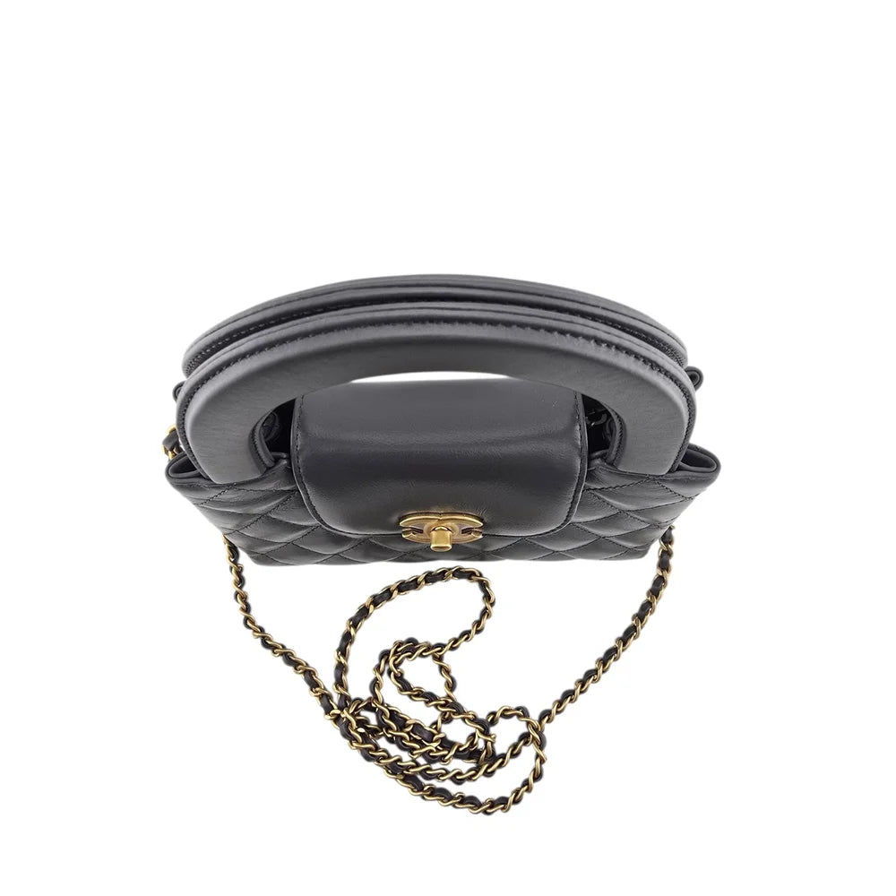 Chanel Small Kelly Re-Edition Grey Shopping Handbag CHANEL