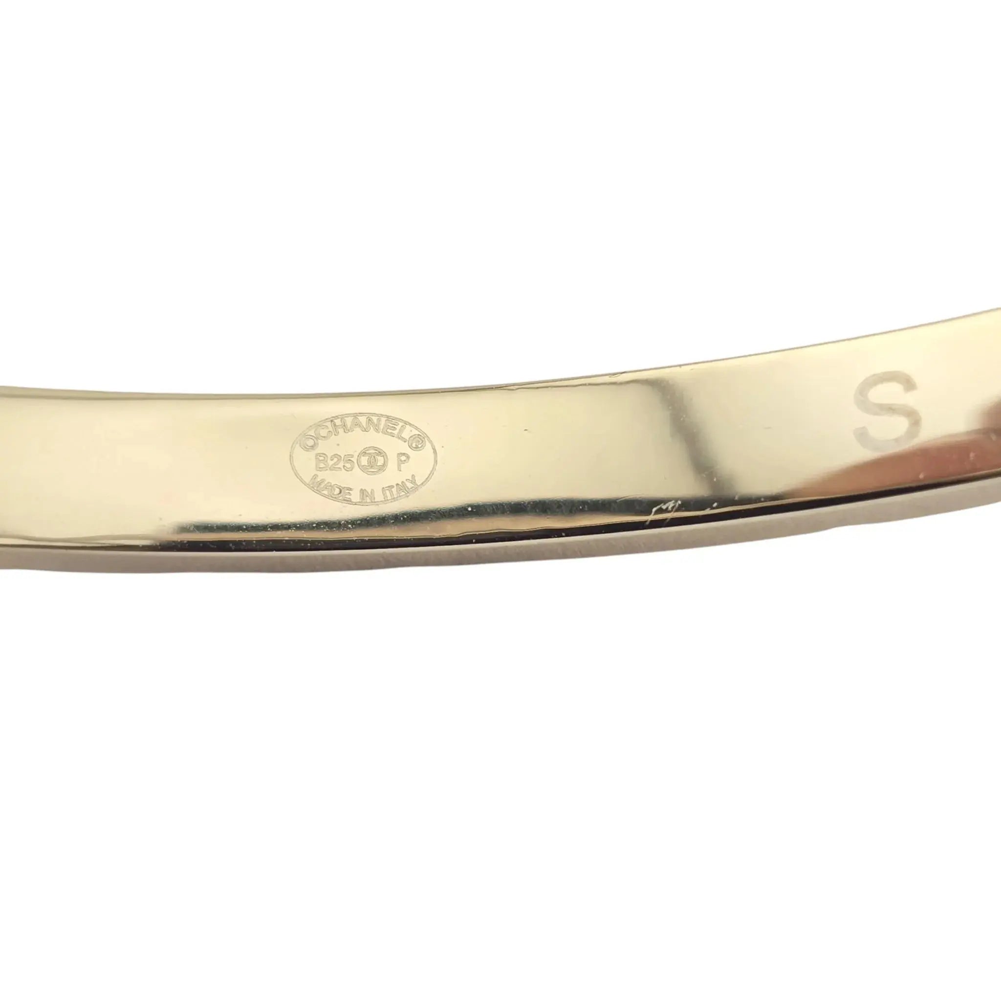 Chanel CC Cuff Bangle Gold Set S 2025 CHANEL