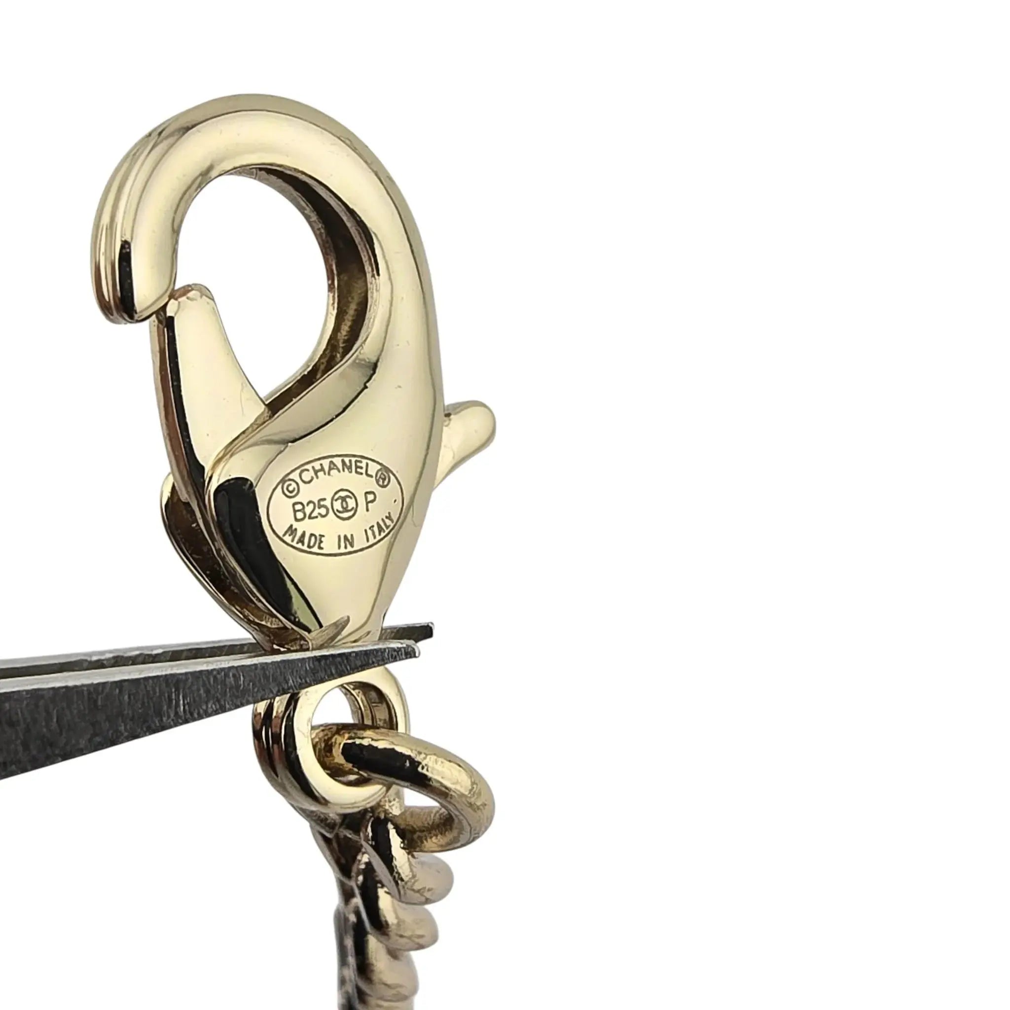 Chanel CC Denim Pendant Necklace 2025 CHANEL