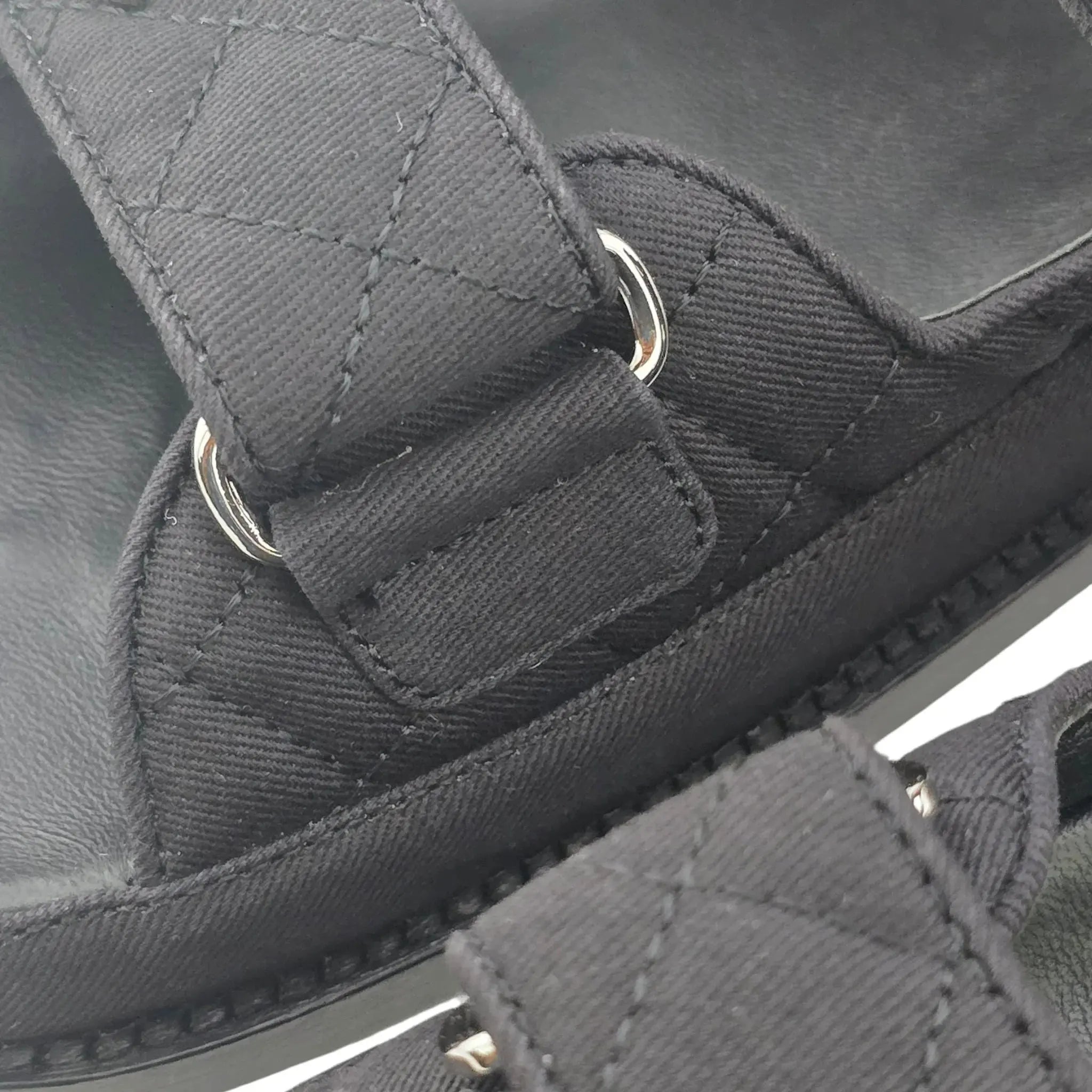 Chanel Mixed Fibers Velcro Dad Sandals 39 CHANEL