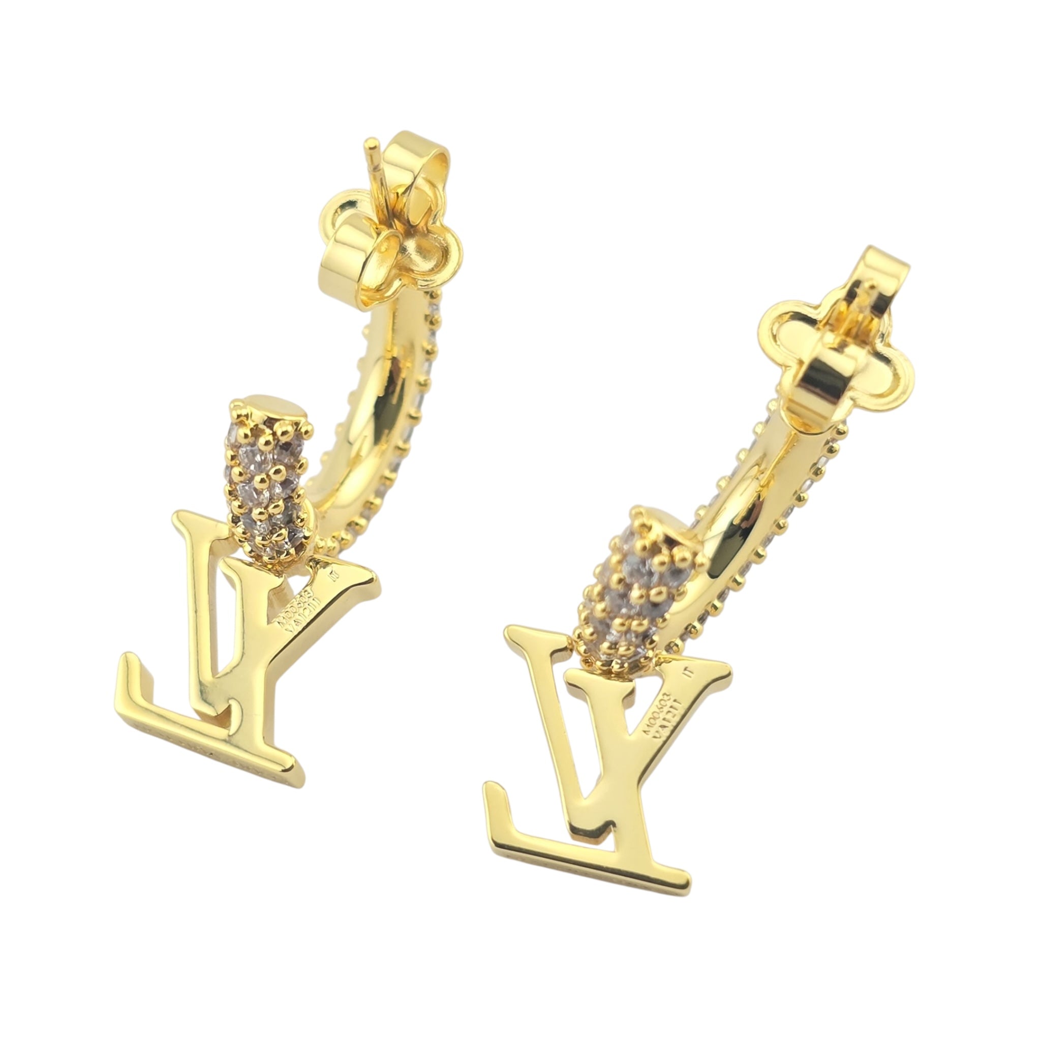 Louis Vuitton LV Iconic Strass Crystals Earrings