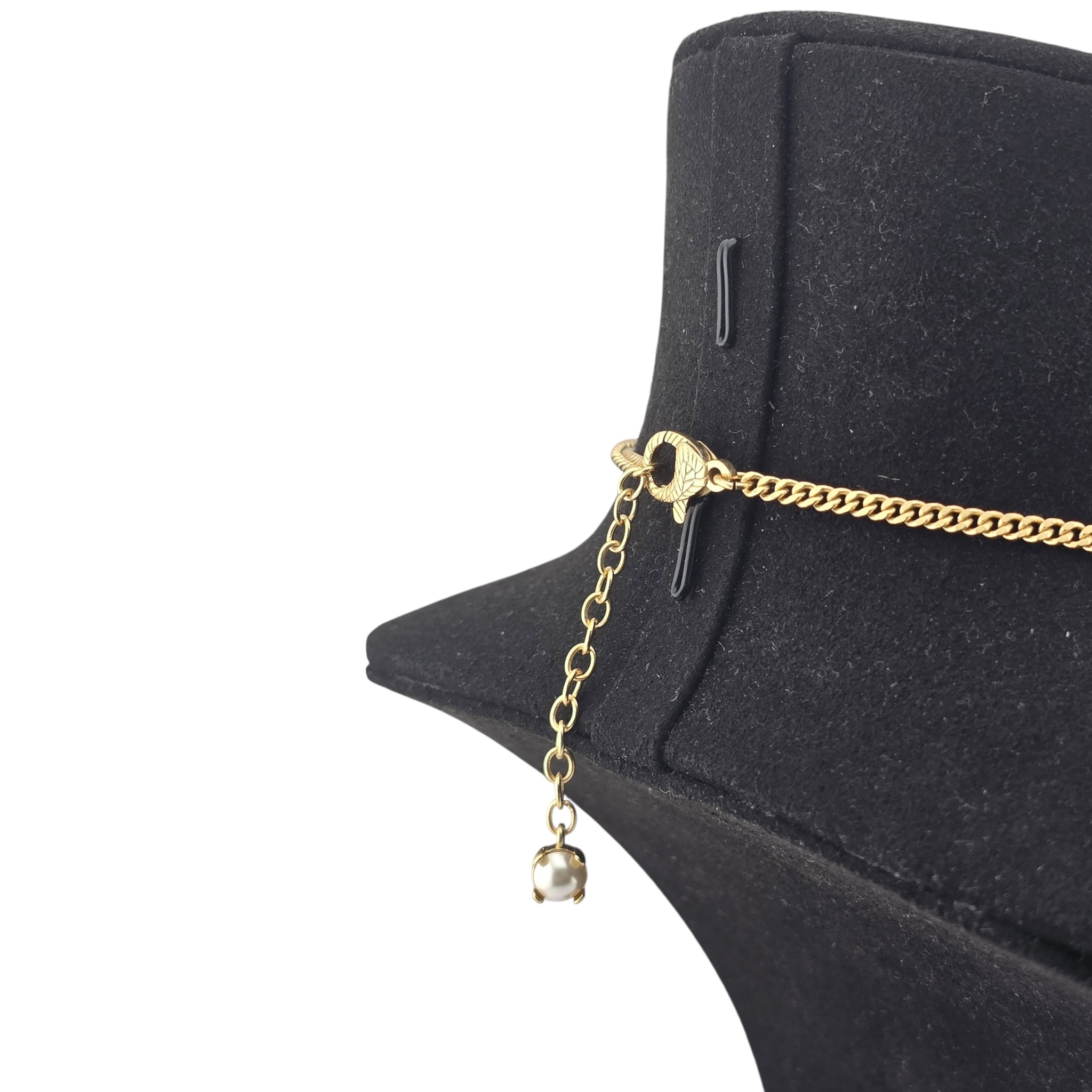 GUCCI GG Marmont Faux Pearl Necklace