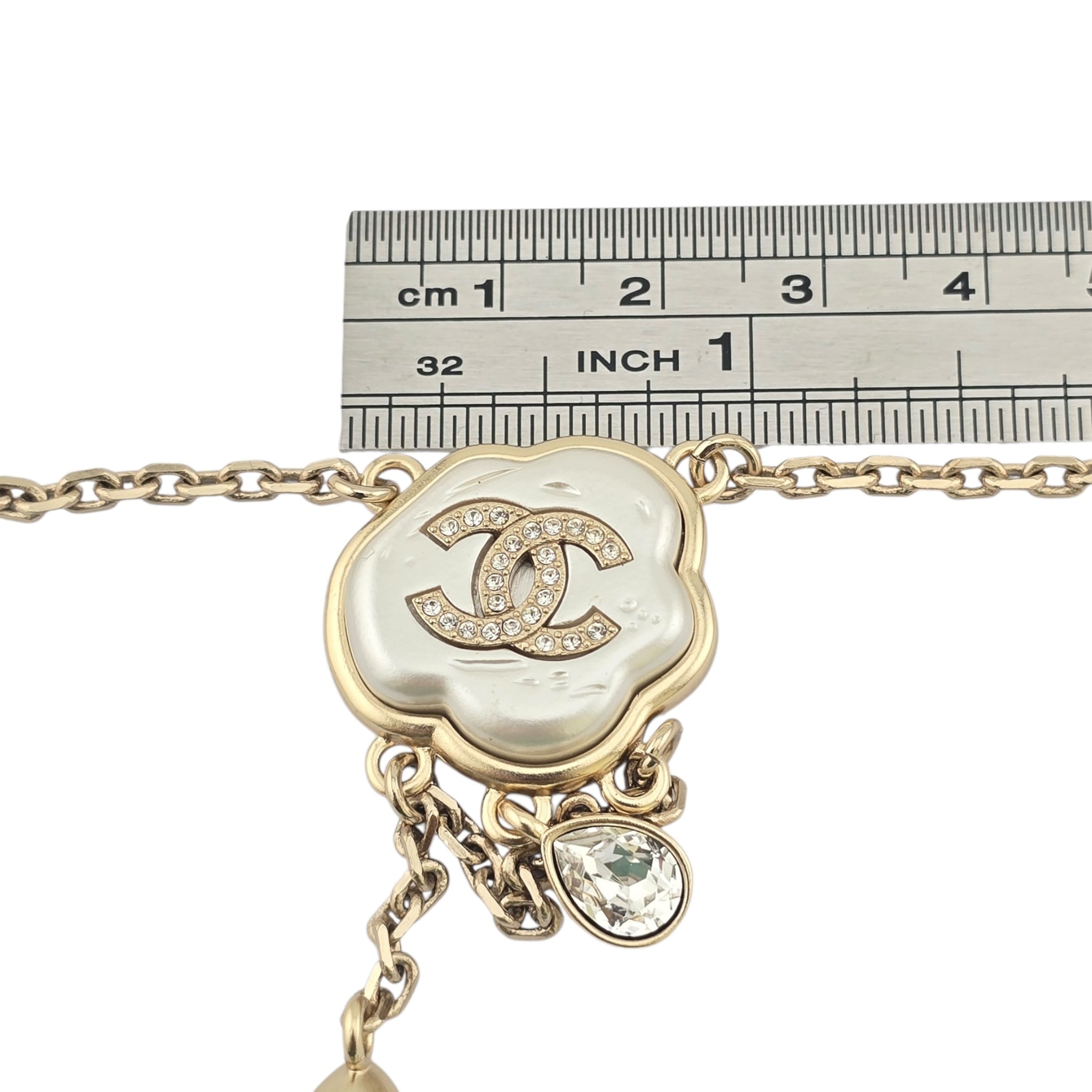 Chanel CC White Pendant Necklace 2025