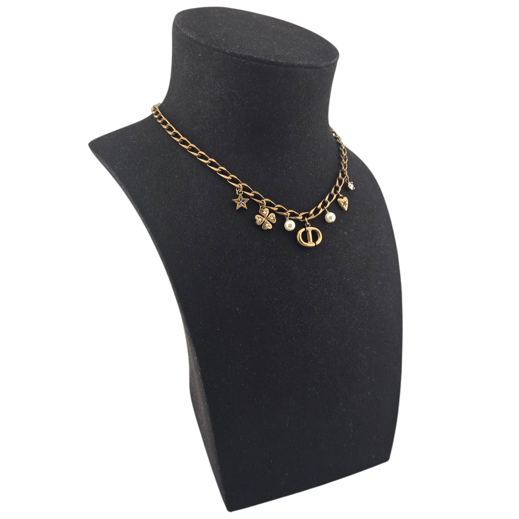 Christian Dior CD Lucky Charms Necklace DIOR