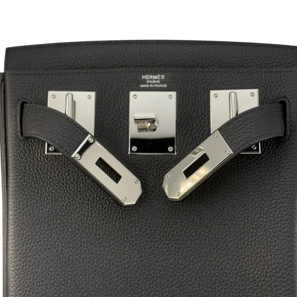 Hermès Hac a Dos PM Noir Togo PHW #W Bag HERMES