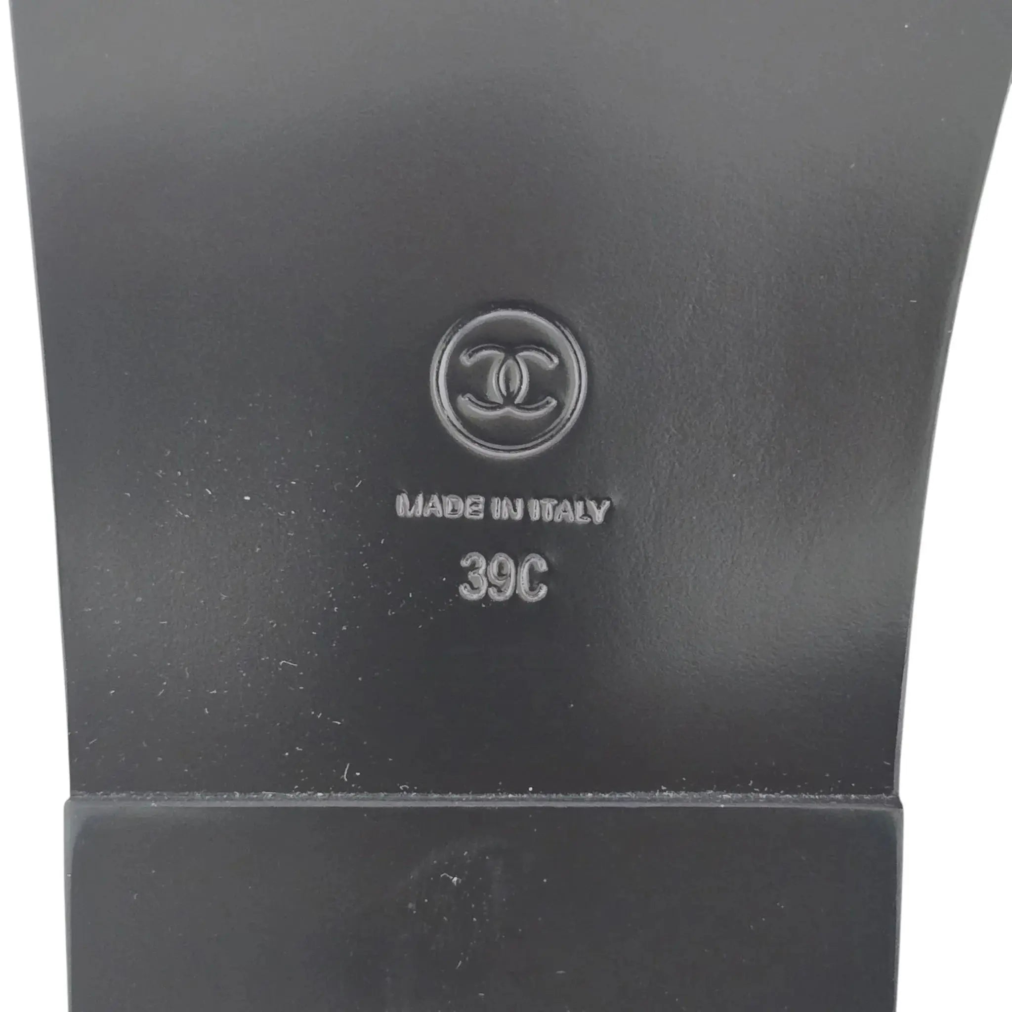 Chanel Mixed Fibers Velcro Dad Sandals 39 CHANEL