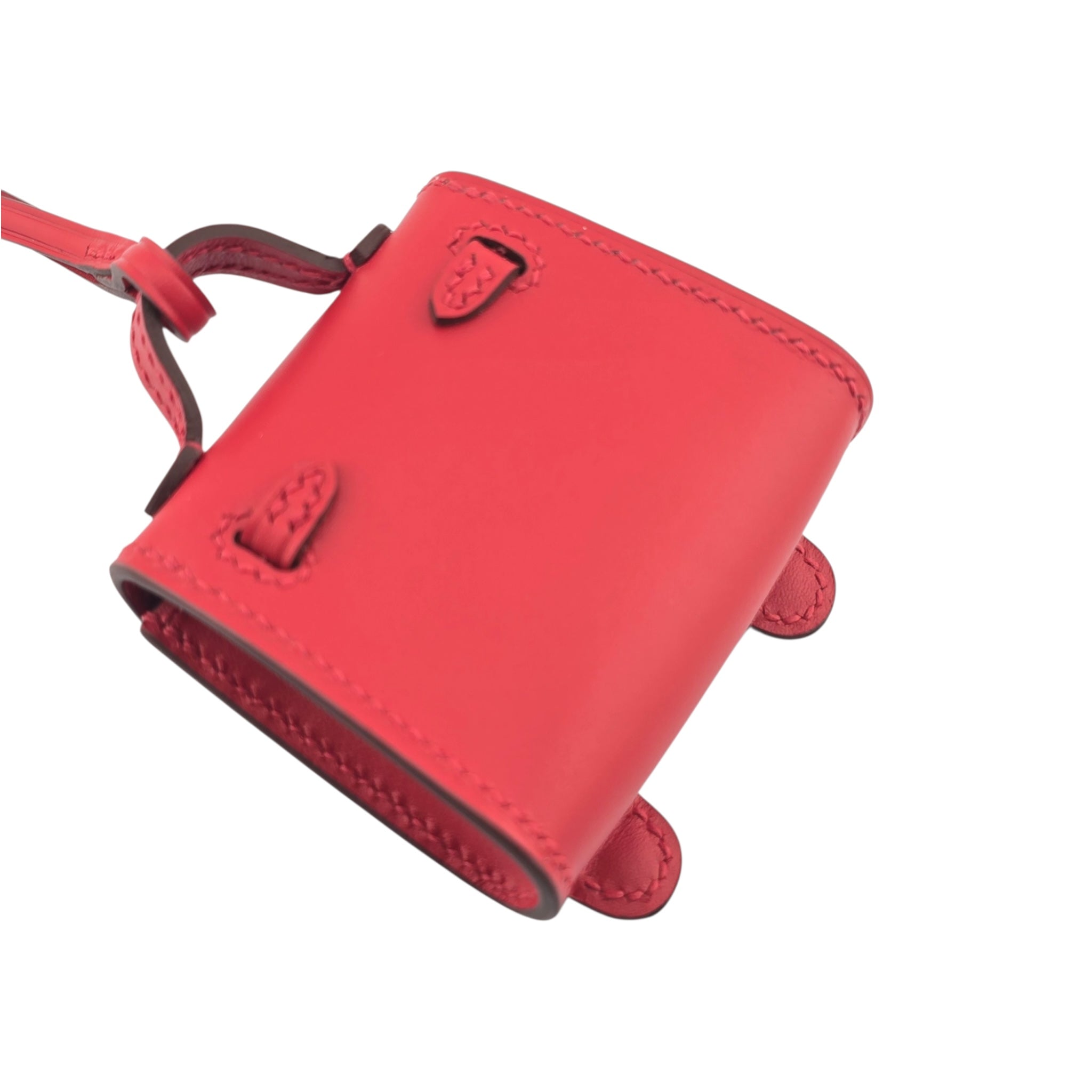 Hermes Quelle Idole Kelly Doll Bag Charm Sanguine