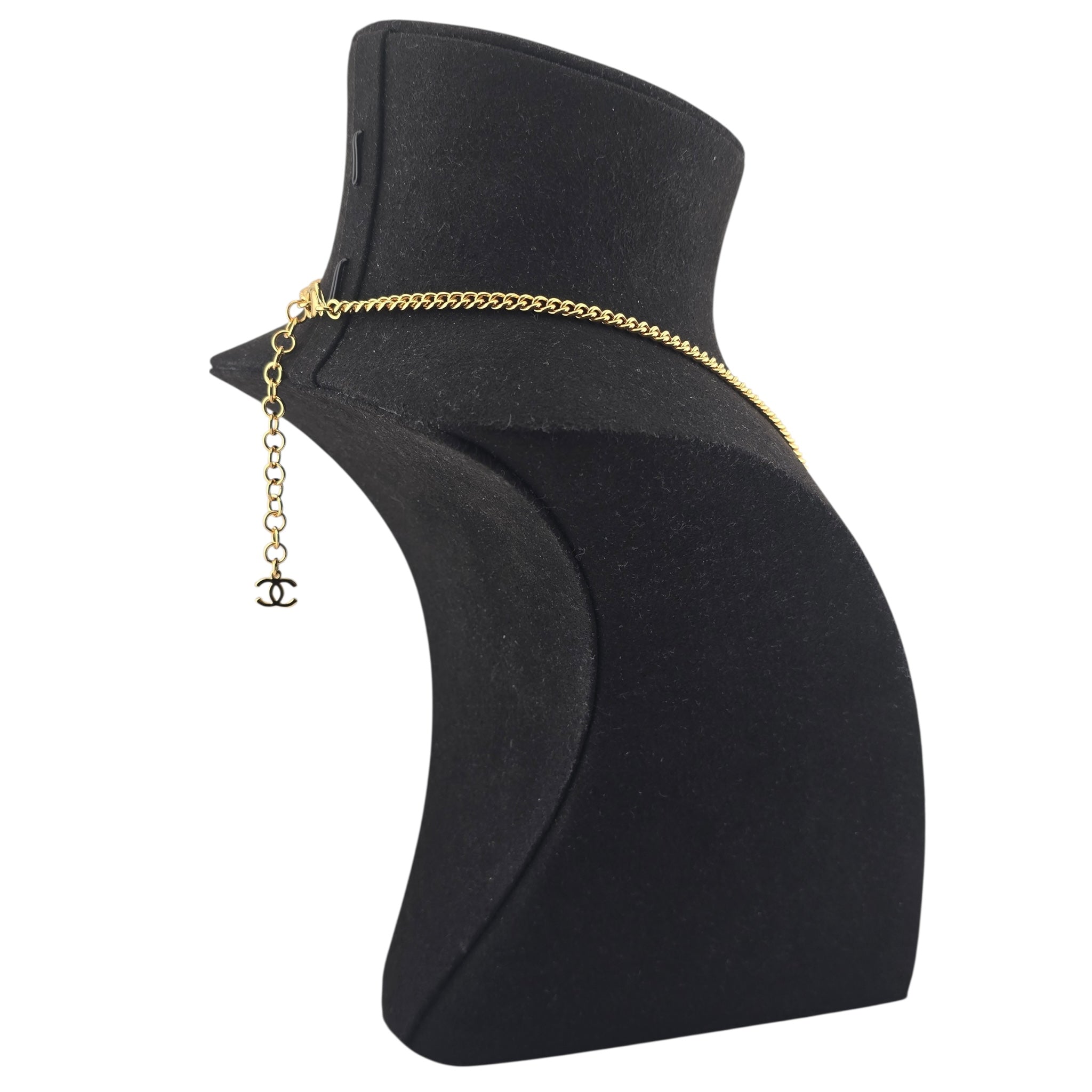 Chanel CC F24 Gold Pendant Necklace 2024 CHANEL