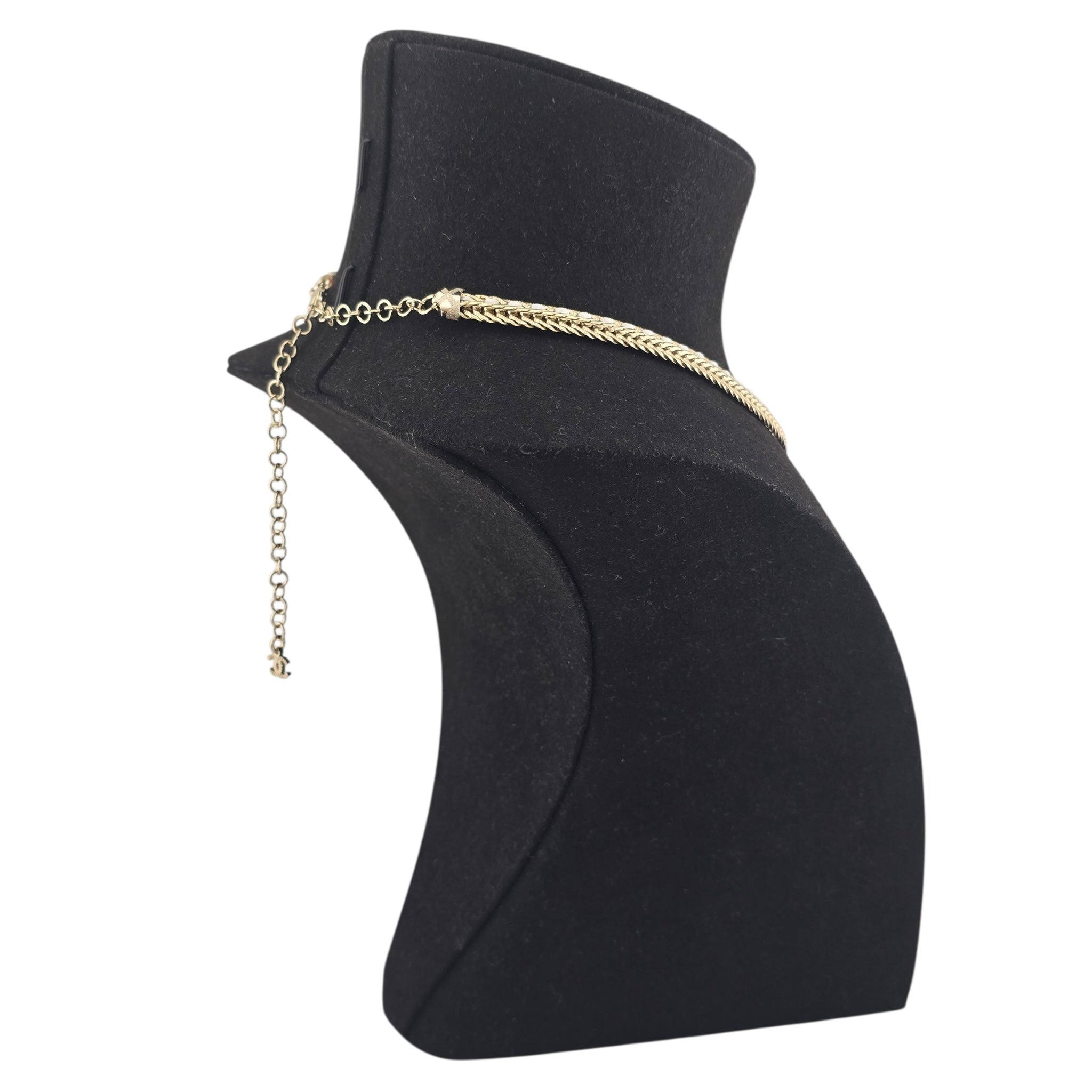 Chanel CC Leather Choker Necklace 2022 CHANEL