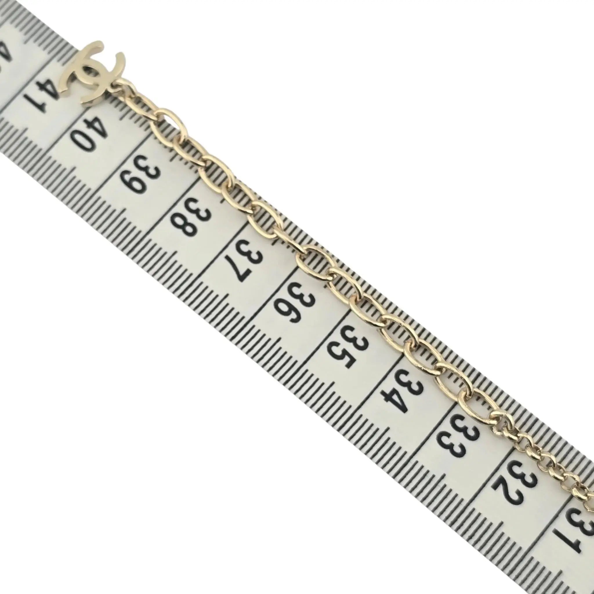 Chanel CC Deer Gold Choker Necklace 2025 CHANEL