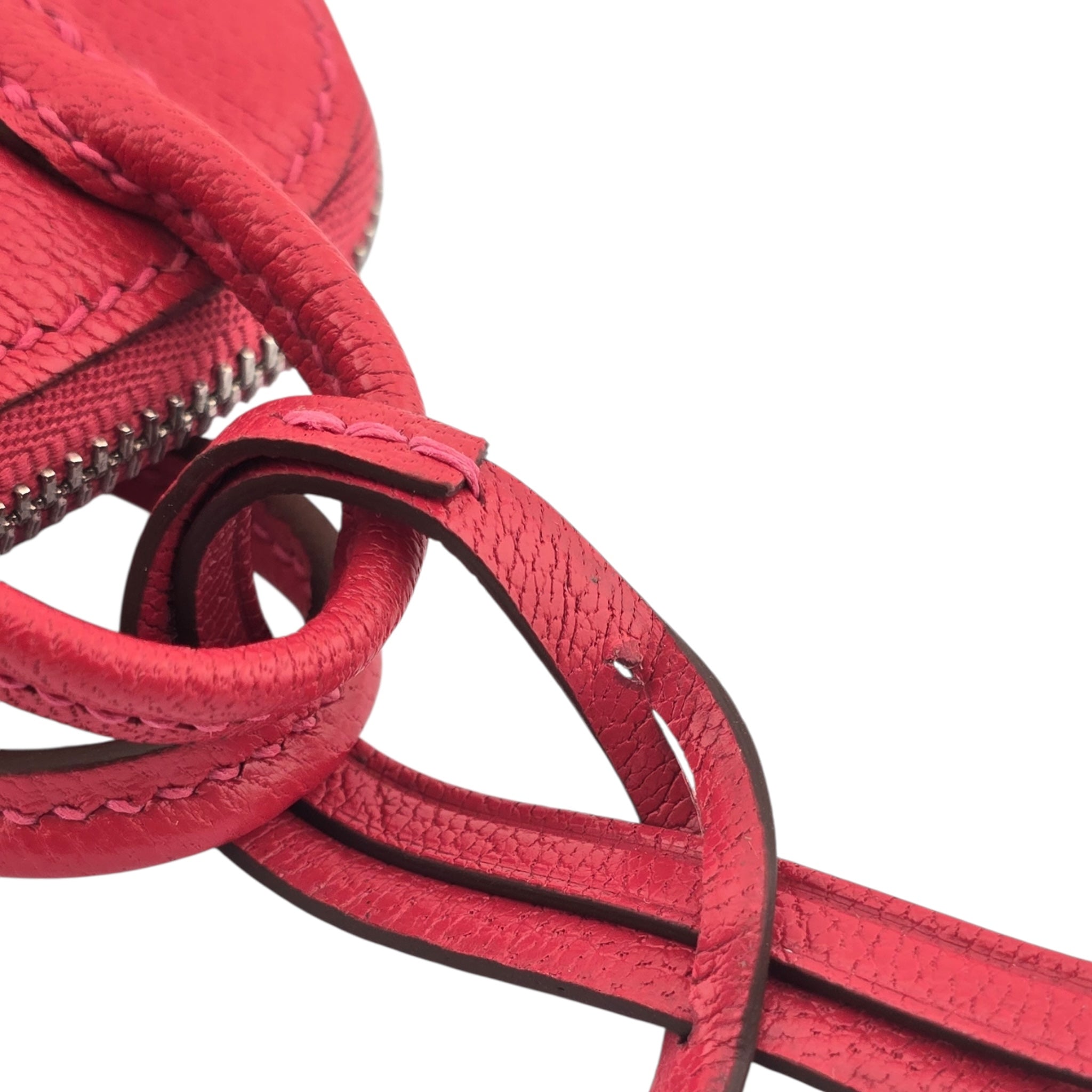 Hermes Bolide On Wheels Bag Charm Rose Extreme HERMES