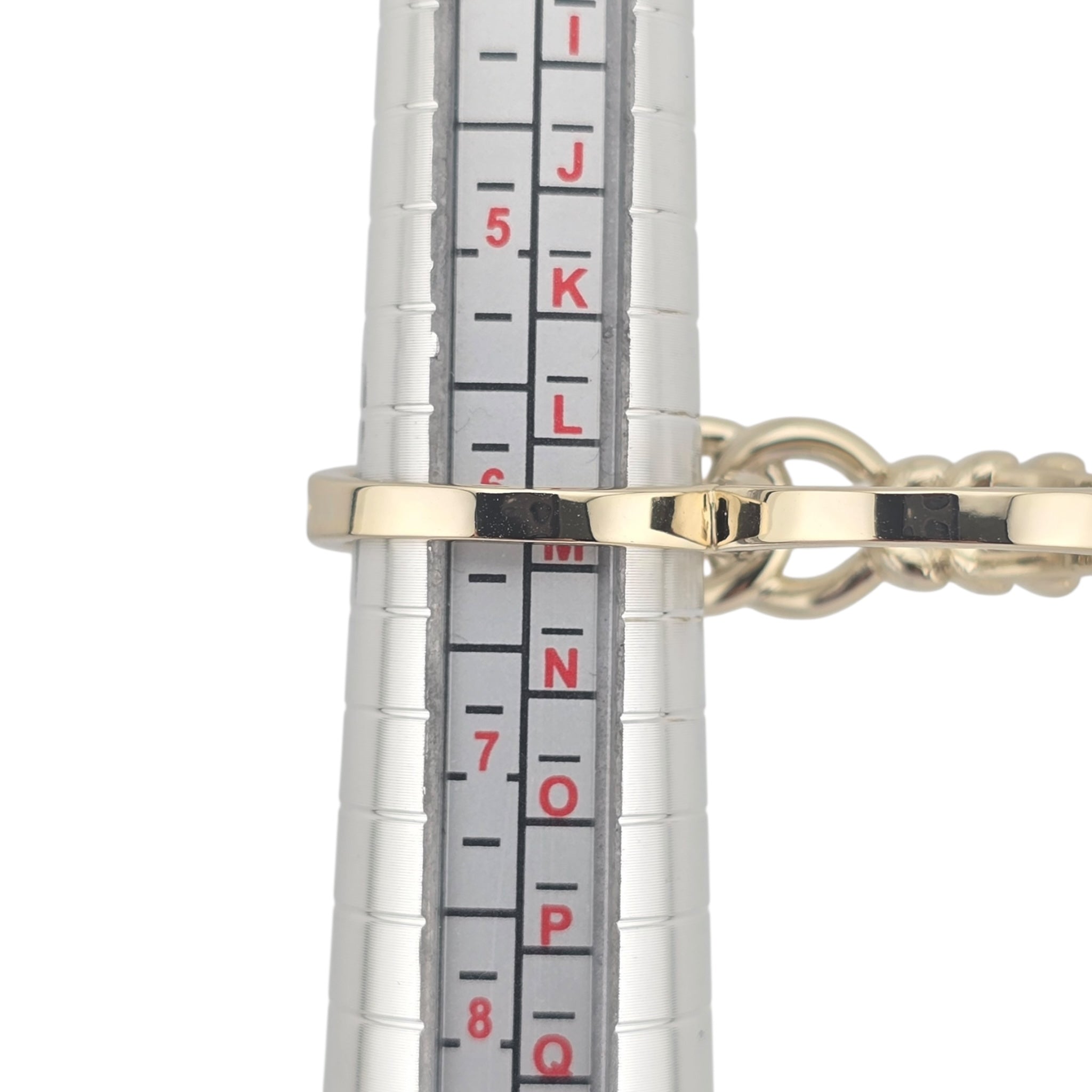 Chanel CC Gold Crystal Floral Ring B23 CHANEL