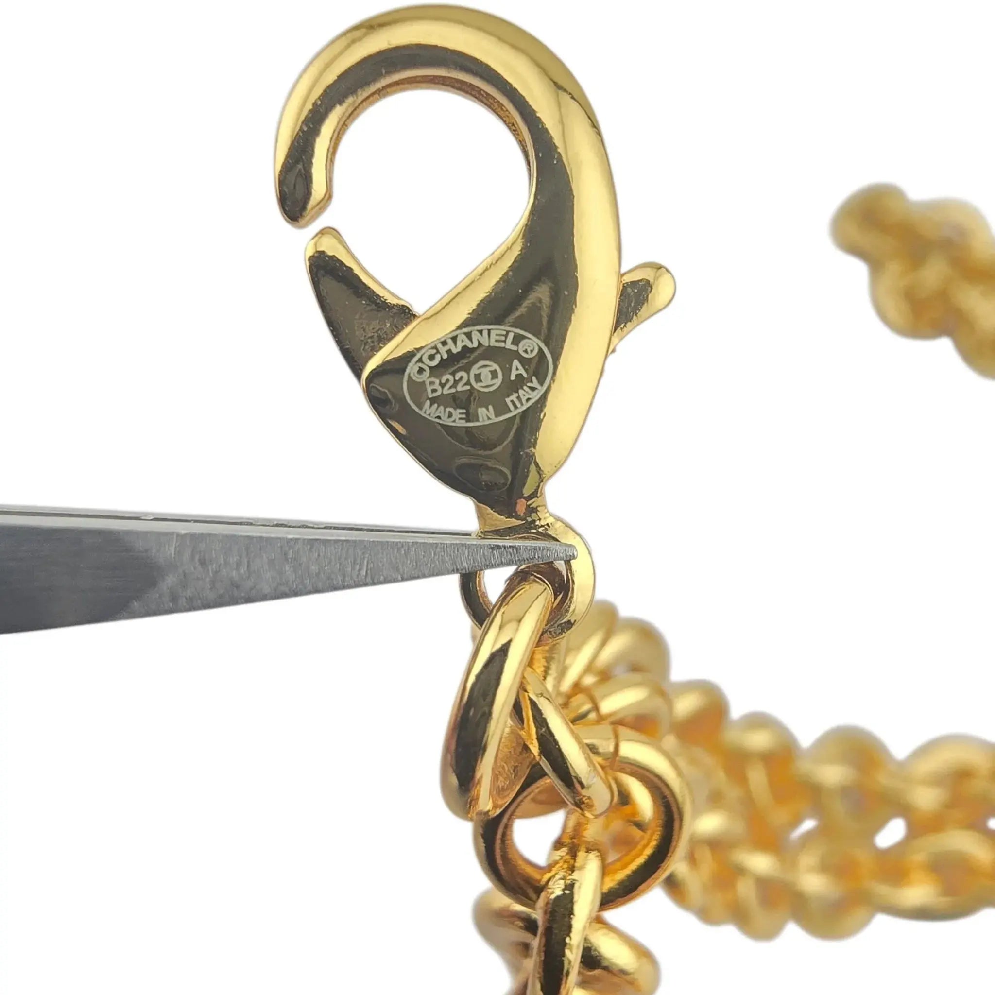 Chanel CC 31 Rue Cambon Door Belt Gold CHANEL